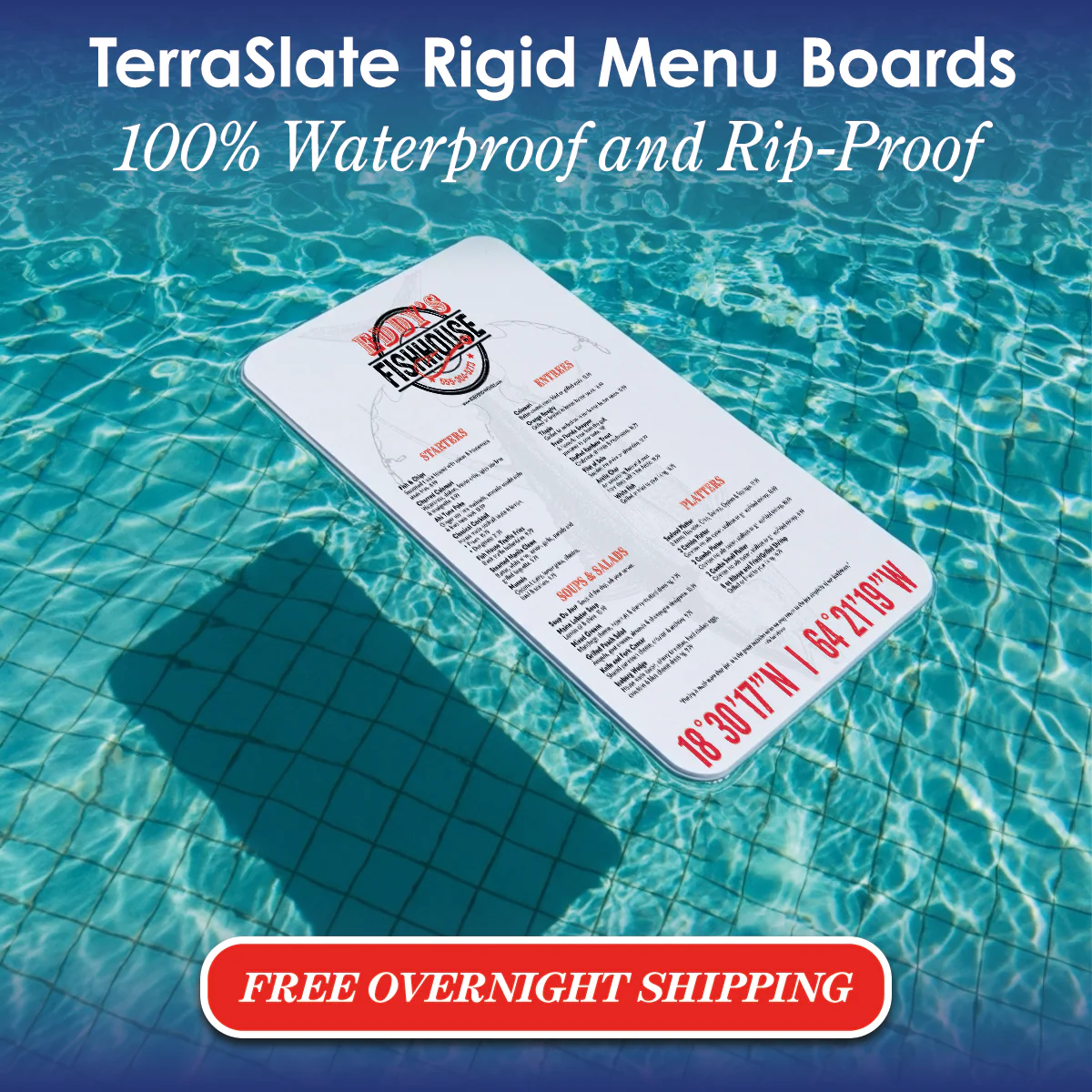 Rigid Menu Boards From TerraSlate