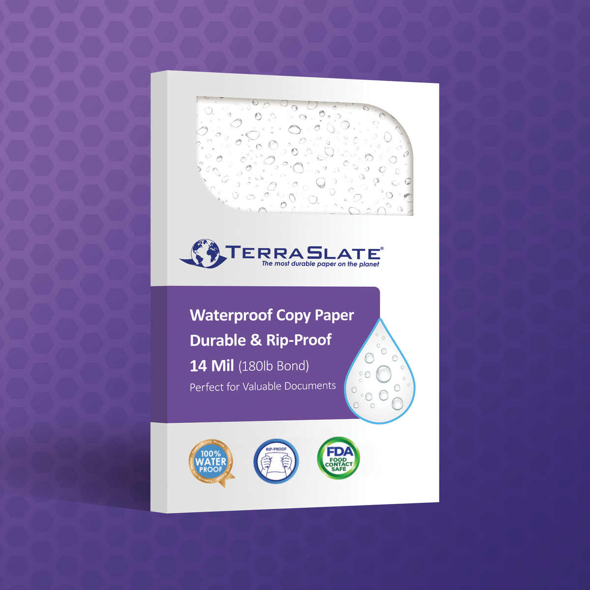14 Mil Waterproof Paper (180lb Cover)