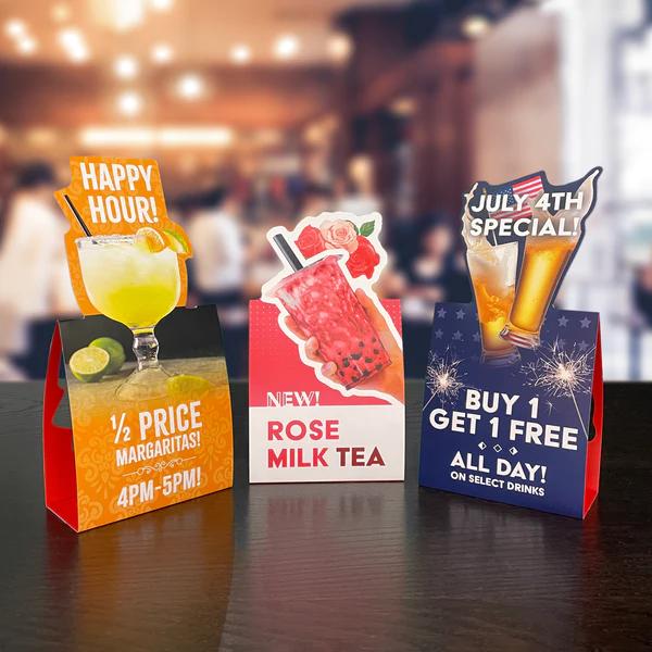 Waterproof Table Tents