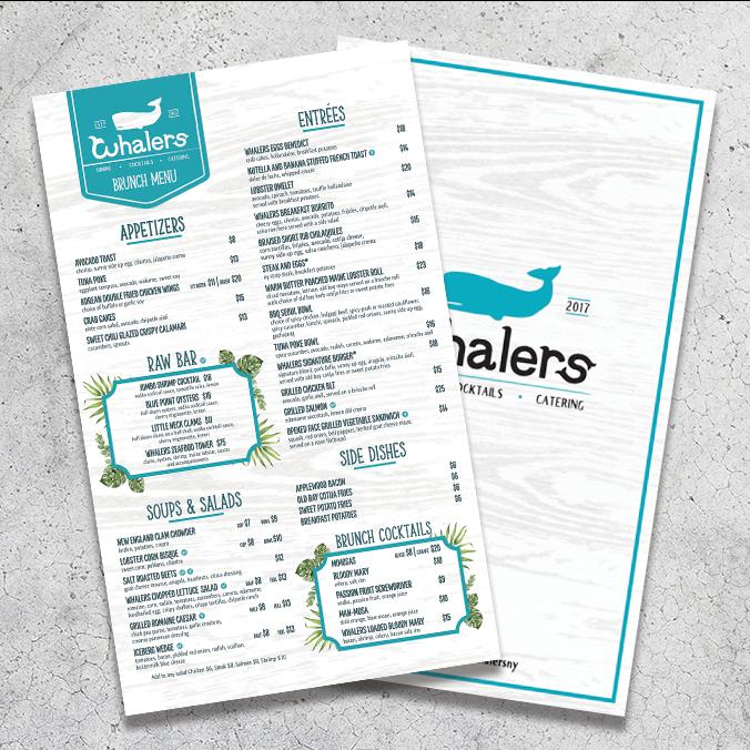 Flat Table Menus | TerraSlate Paper