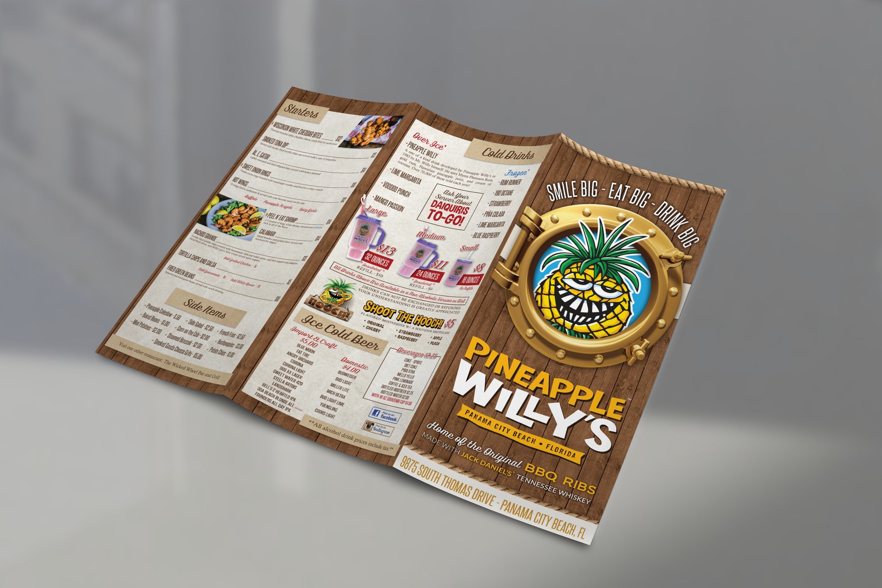 Tri-Fold Menus | TerraSlate Paper