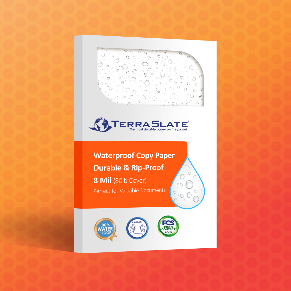 Papel de copia impermeable de 10 mil A3 297 x 420 mm