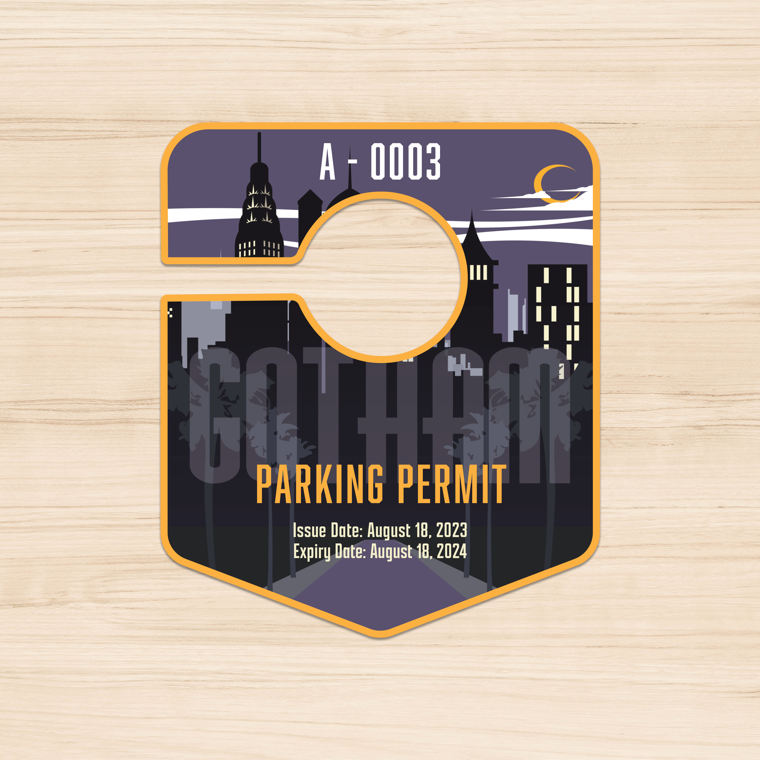 Die-Cut Parking Passes, Permits, and Tags - TerraSlate Inc.
