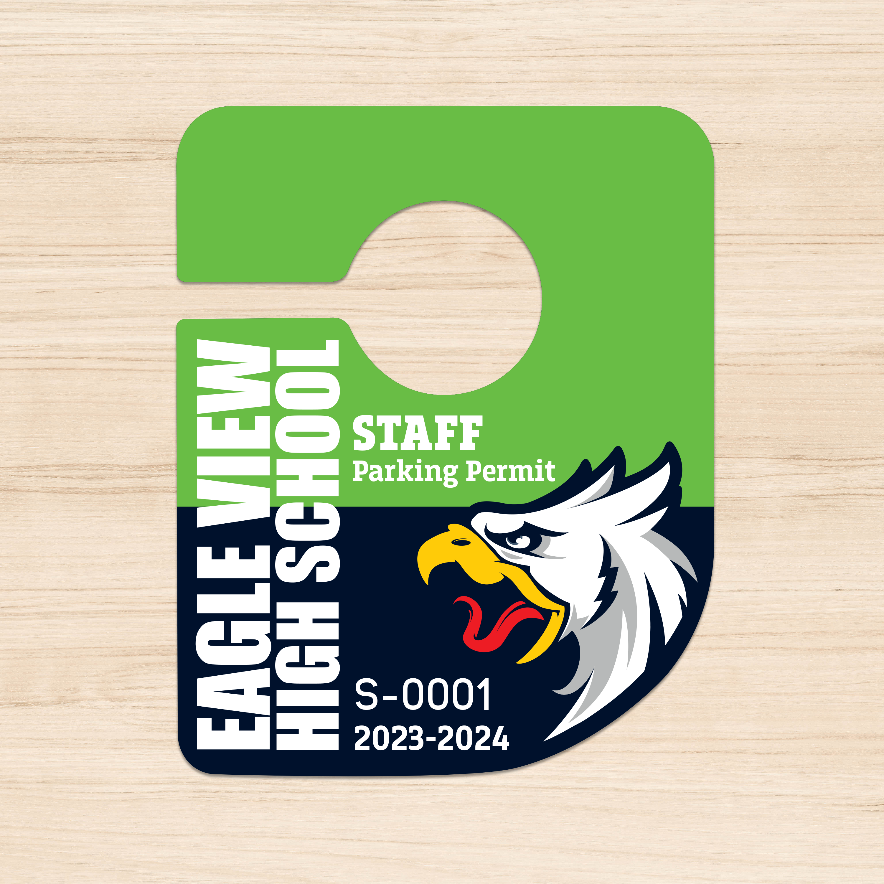 Die-Cut Parking Passes, Permits, and Tags - TerraSlate Inc.