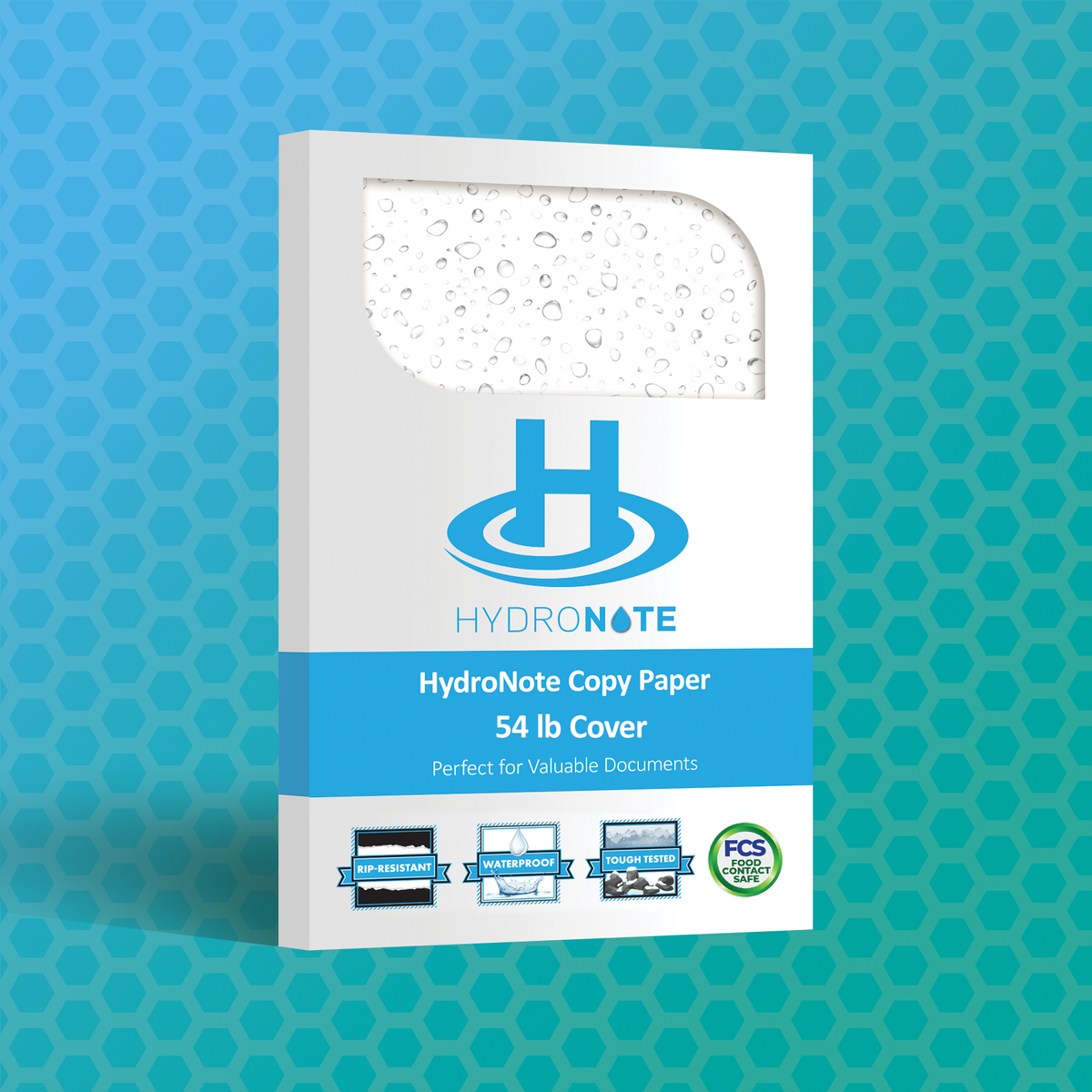 Muestras de papel impermeable Hydronote