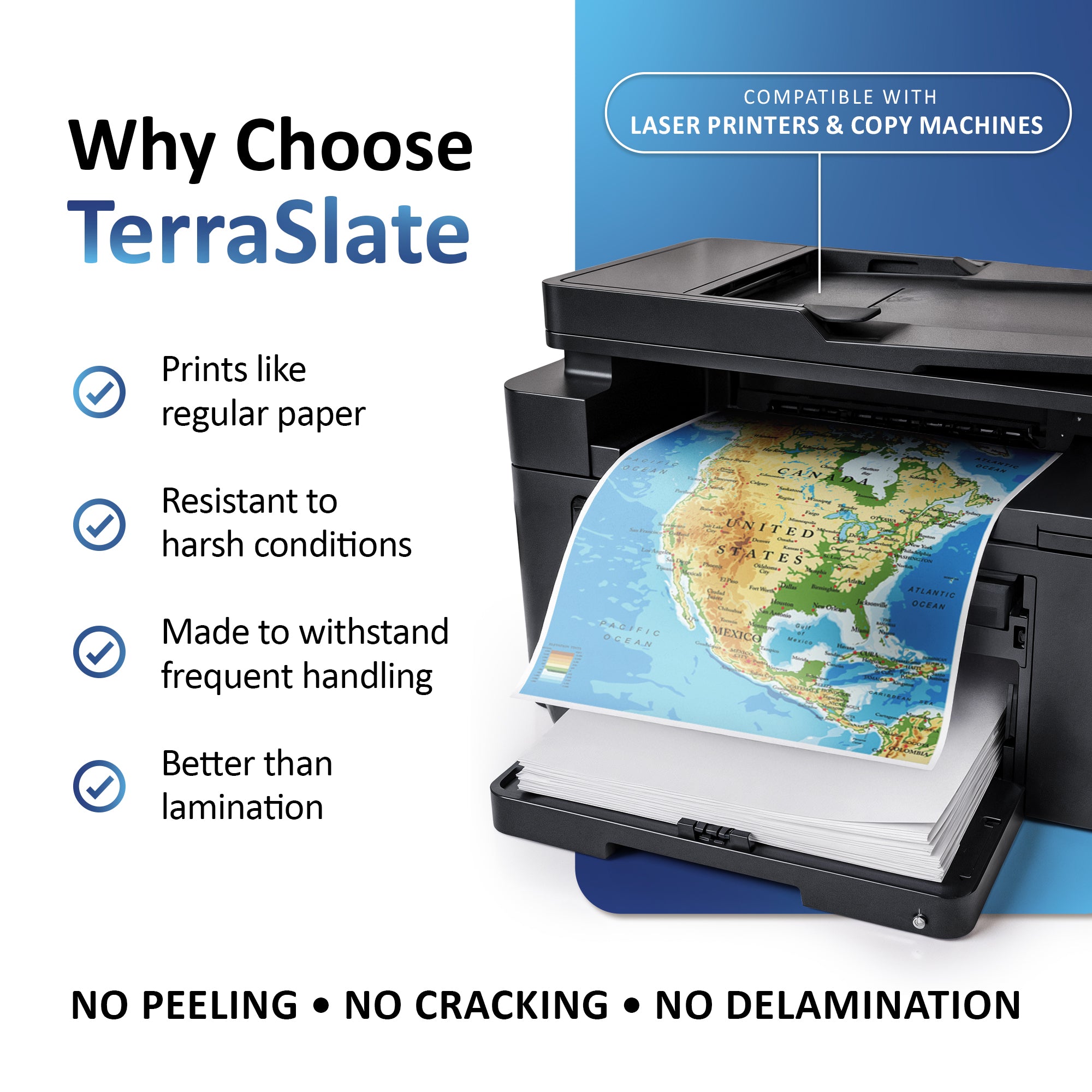 5 Mil Waterproof Copy Paper 11" x 17" Tabloid Size