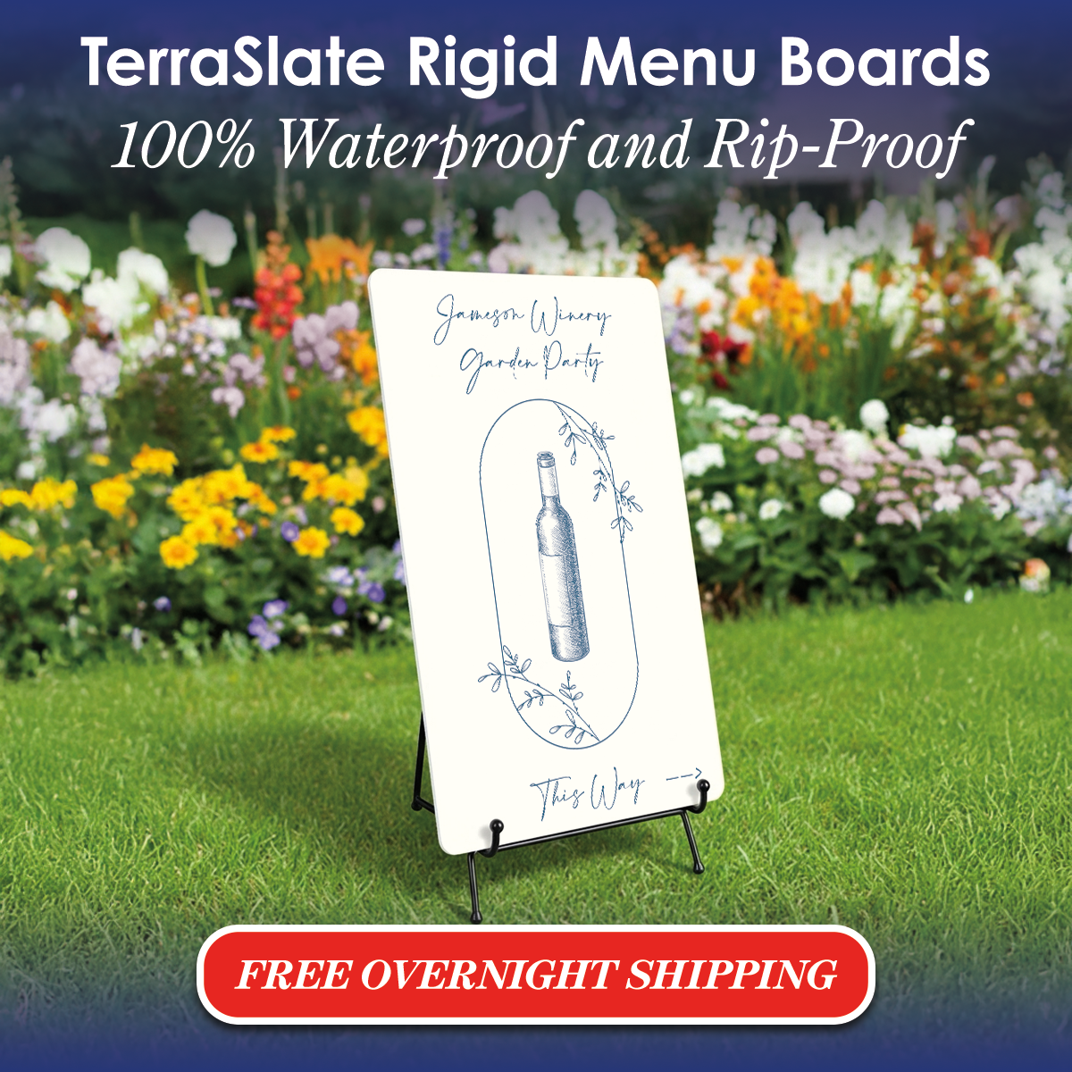 Paquete de muestra de menús rígidos