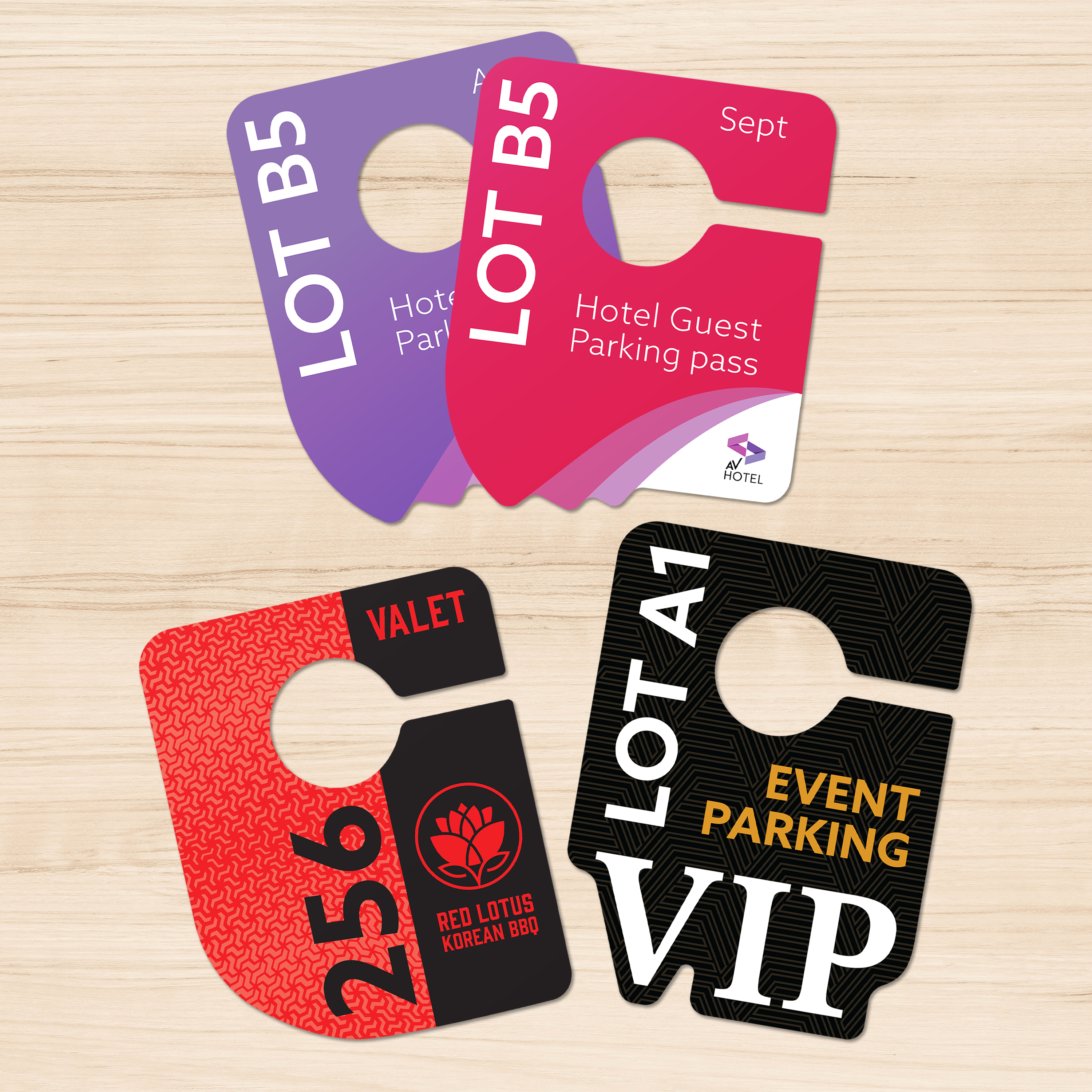 Die-Cut Parking Passes, Permits, and Tags - TerraSlate Inc.