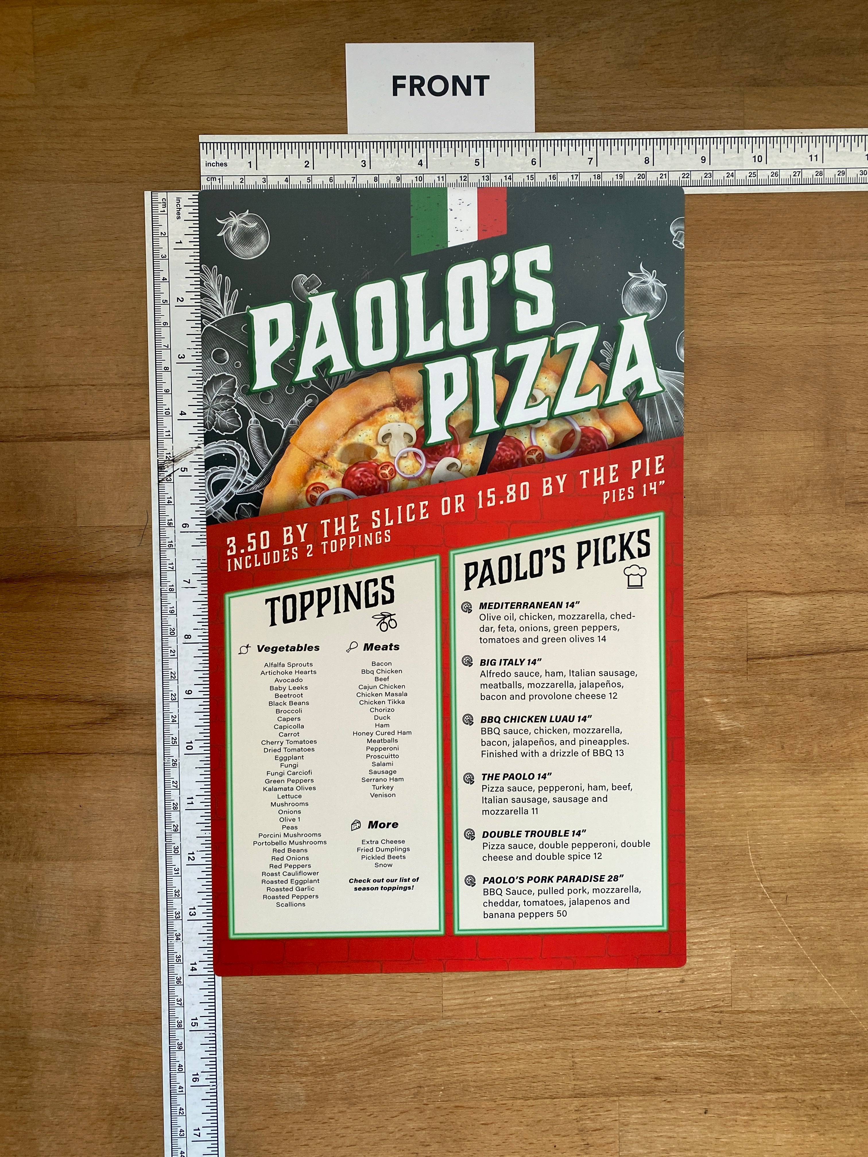 Digital Proof, Photo Proof, and Physical Proof by Mail - Free Overnight Shipping Included