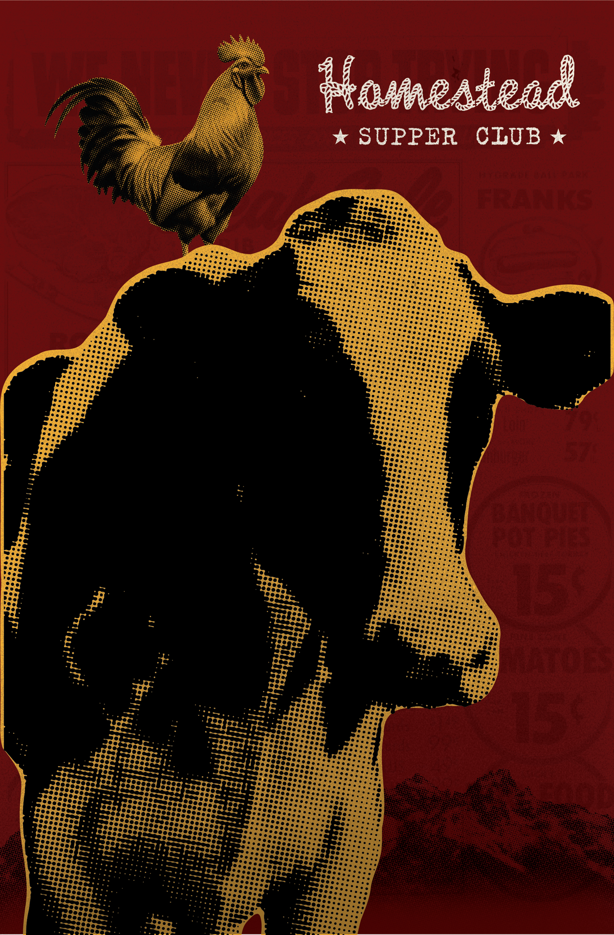Upscale Western Steakhouse Menu Template - 5.5" x 8.5"