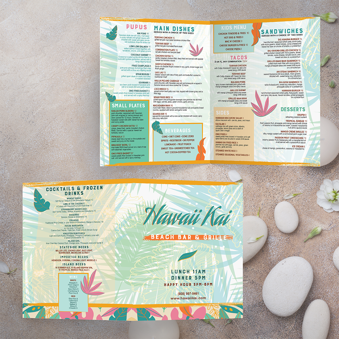 Menu Design - TerraSlate Inc.