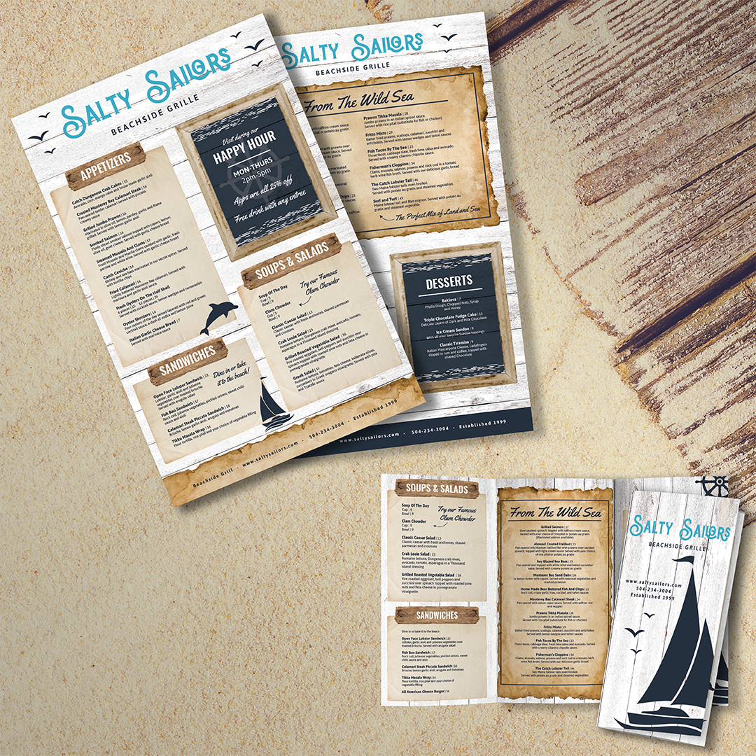 Menu Design - TerraSlate Inc.