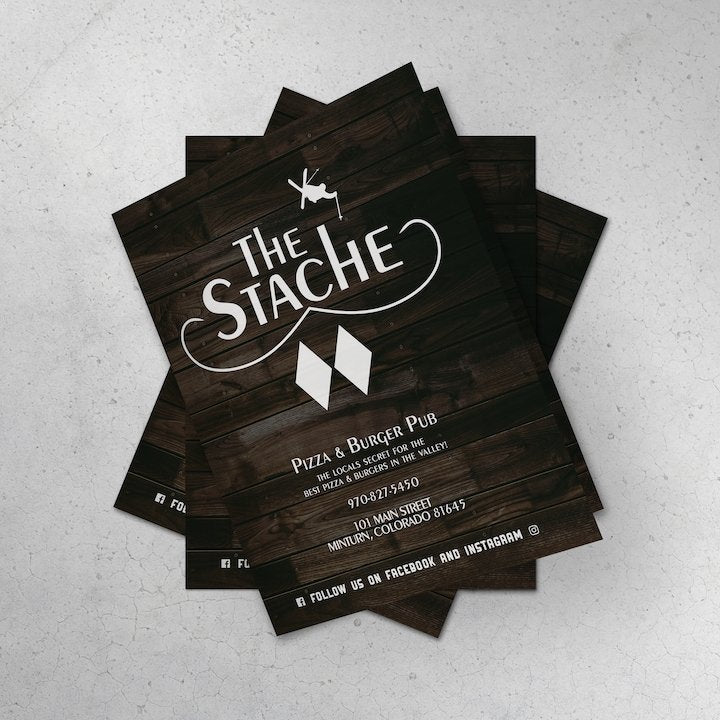 12" x 18" Bi-Fold Waterproof Menus - TerraSlate Inc.