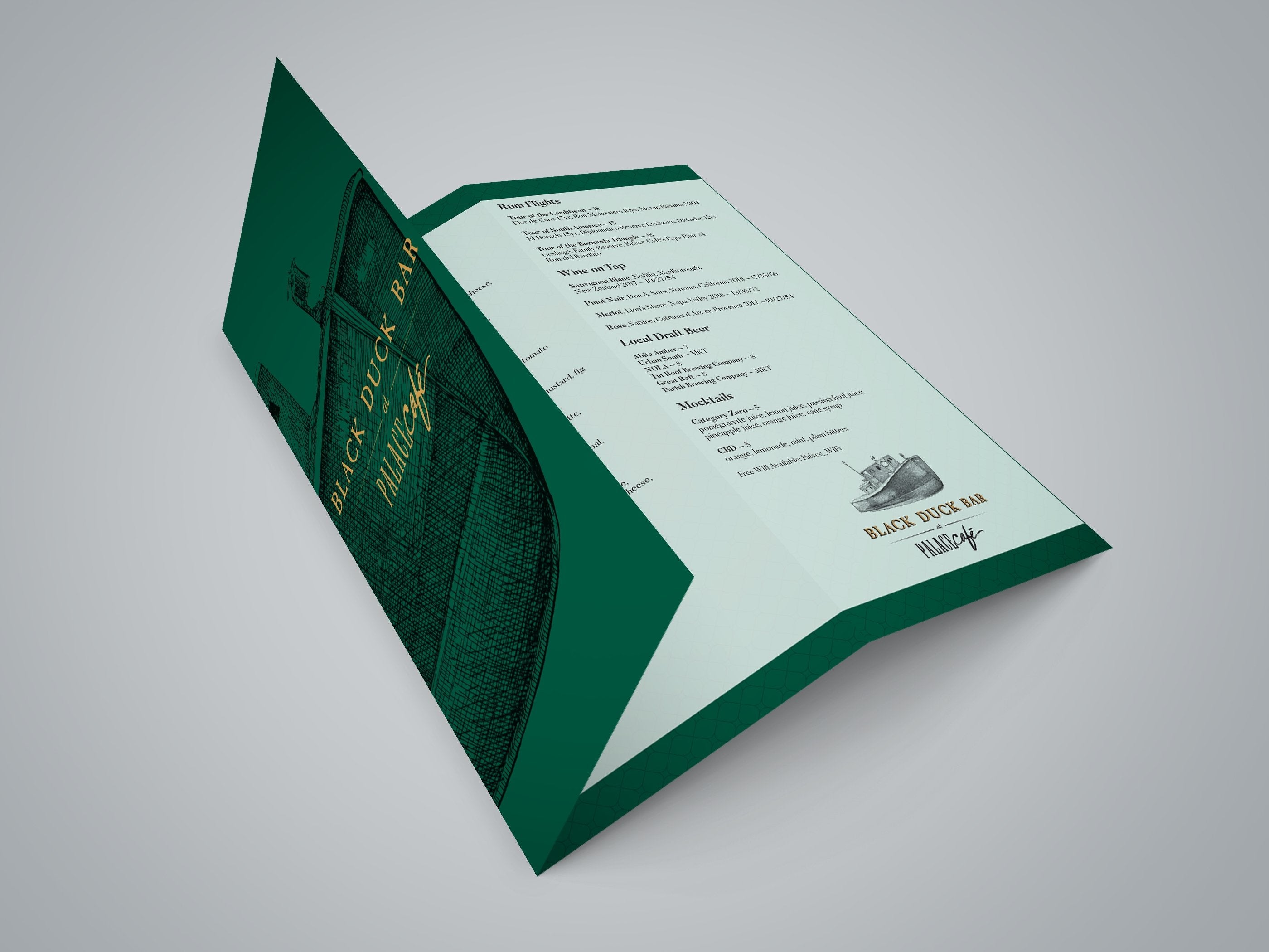 8.5" x 14" Tri-Fold Waterproof Menus - TerraSlate Inc.