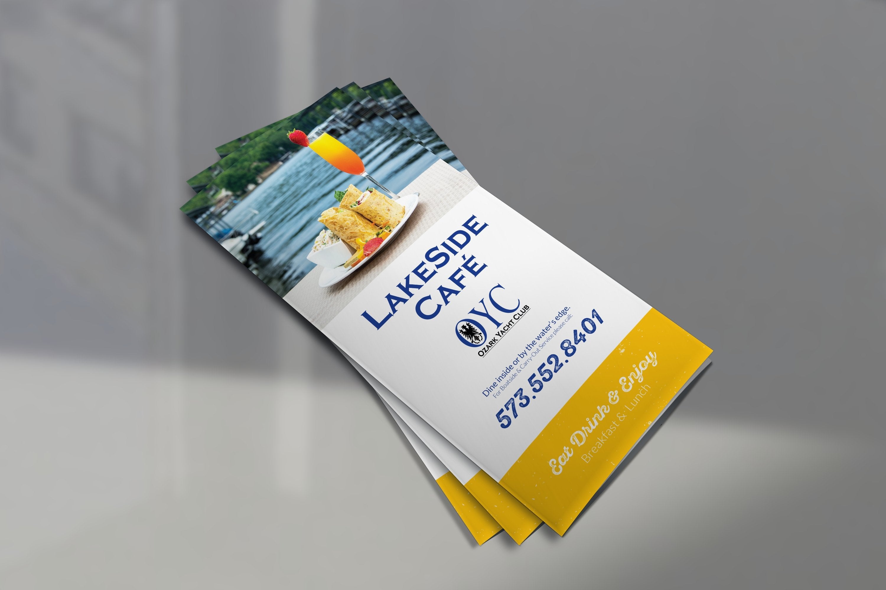 13" x 19" Tri-Fold Waterproof Menus - TerraSlate Inc.