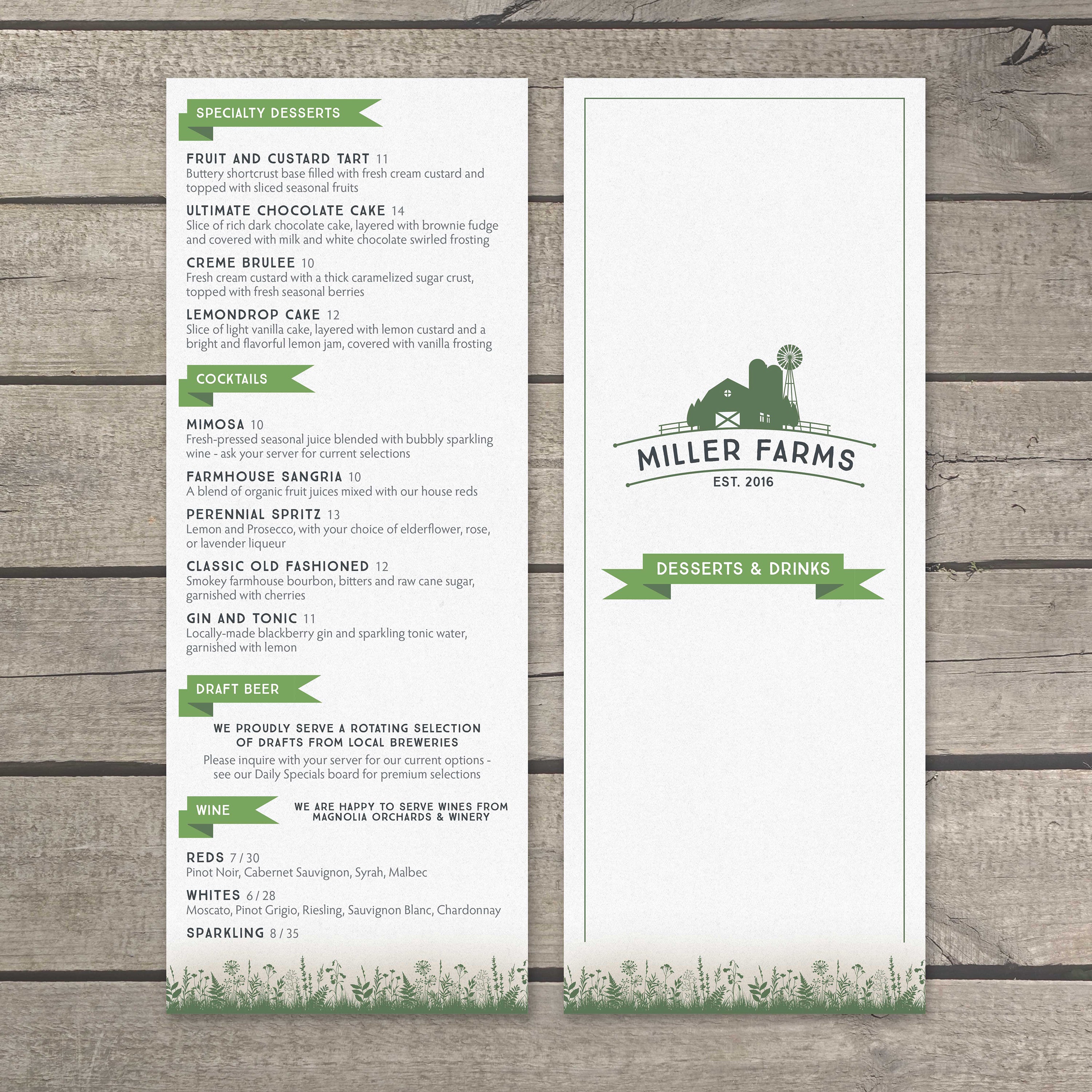 Farm to Table Template 4.25" x 11" - TerraSlate Inc.