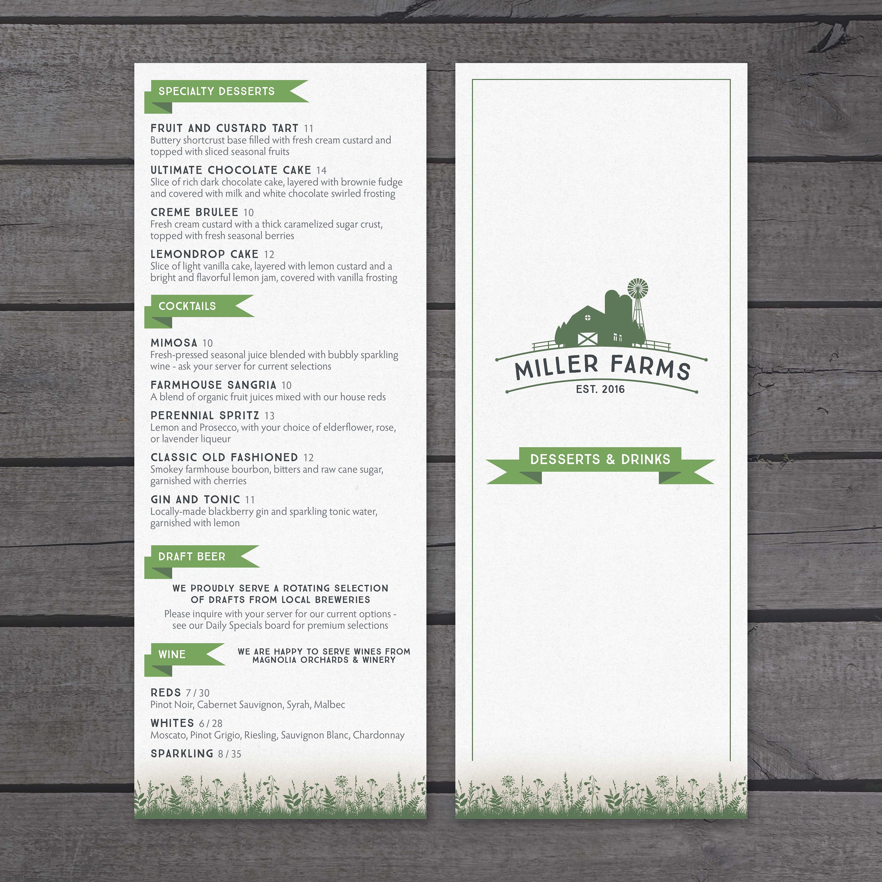 Farm to Table Template 4.25" x 11" - TerraSlate Inc.