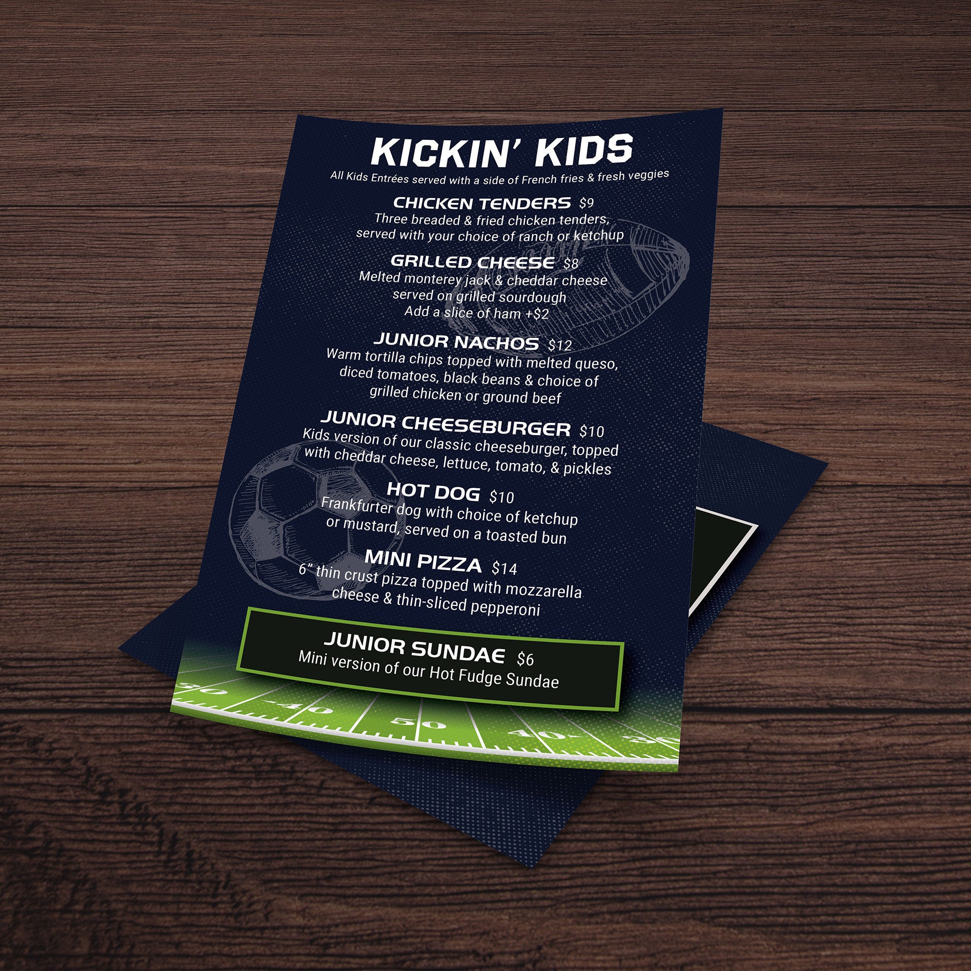 Sports Bar Template 5.5" x 8.5" - TerraSlate Inc.