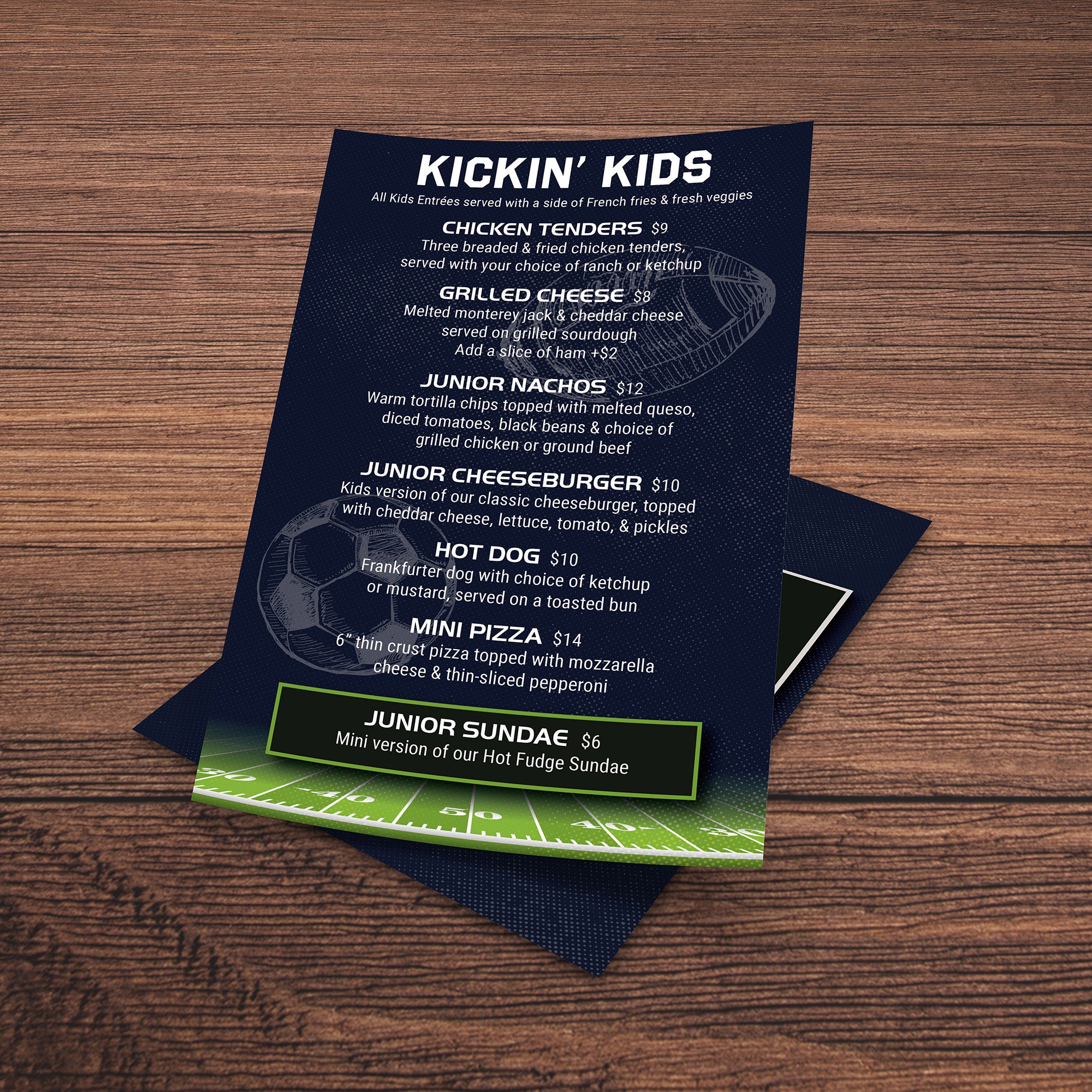 Sports Bar Template 5.5" x 8.5" - TerraSlate Inc.