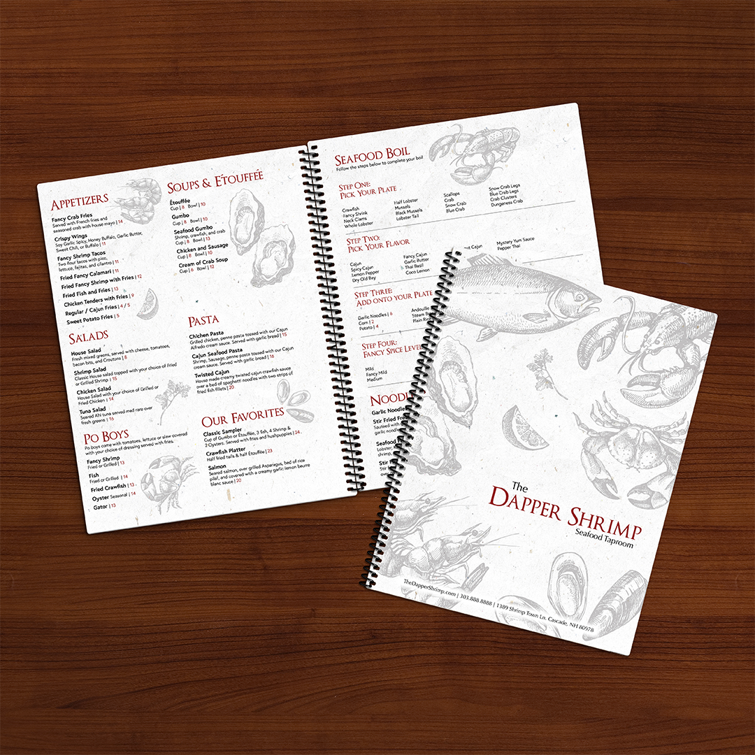 Menu Design - TerraSlate Inc.