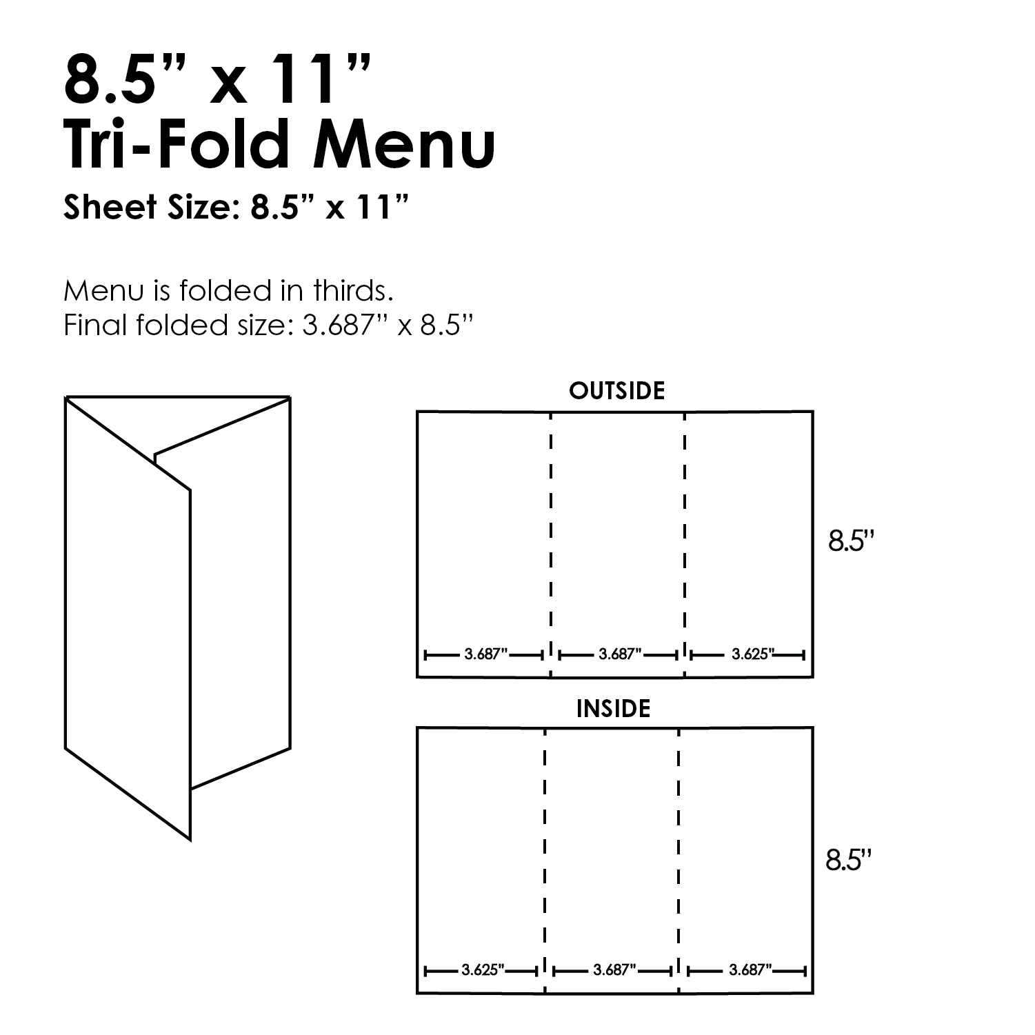 Takeout Menus, Disposable Menus & To-Go Menus - TerraSlate Inc.