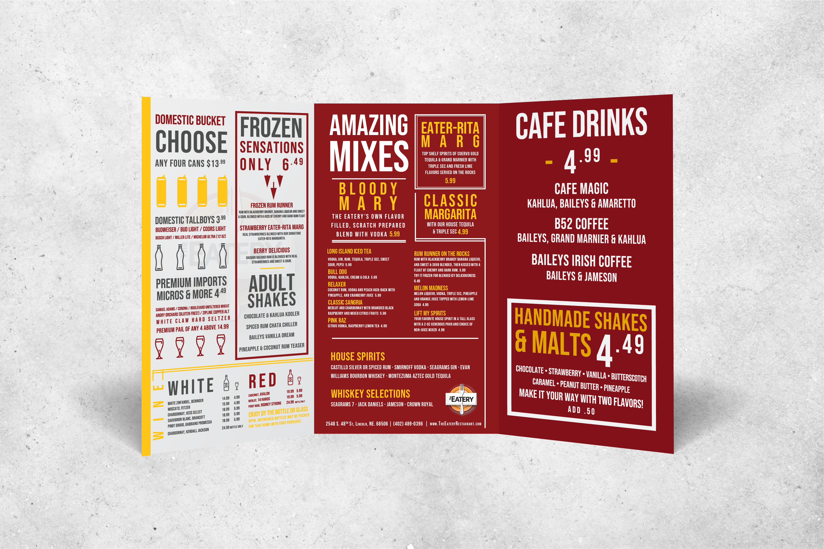 Takeout Menus, Disposable Menus & To-Go Menus - TerraSlate Inc.