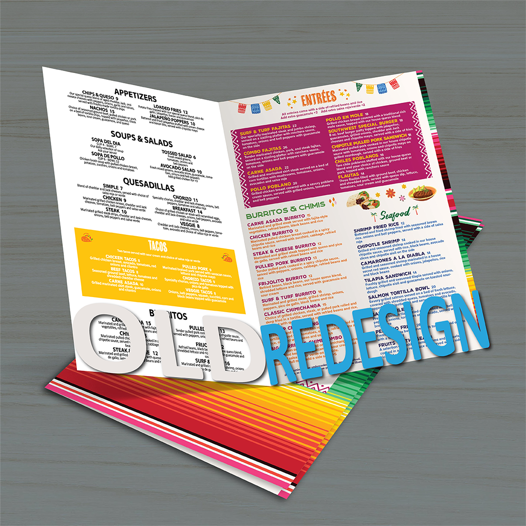 Menu Design - TerraSlate Inc.
