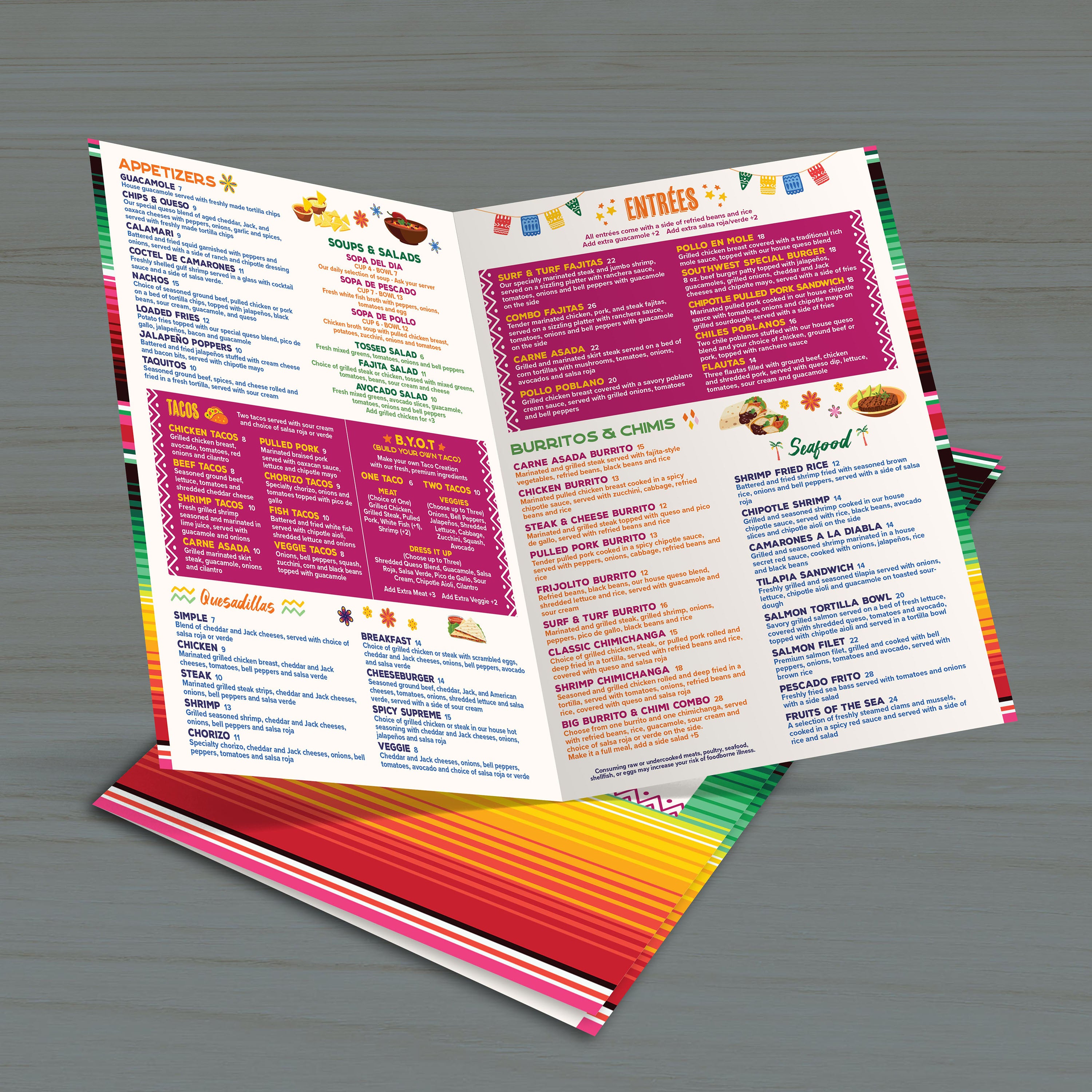 El Camaleon Template 11" x 17" Bifold - TerraSlate Inc.