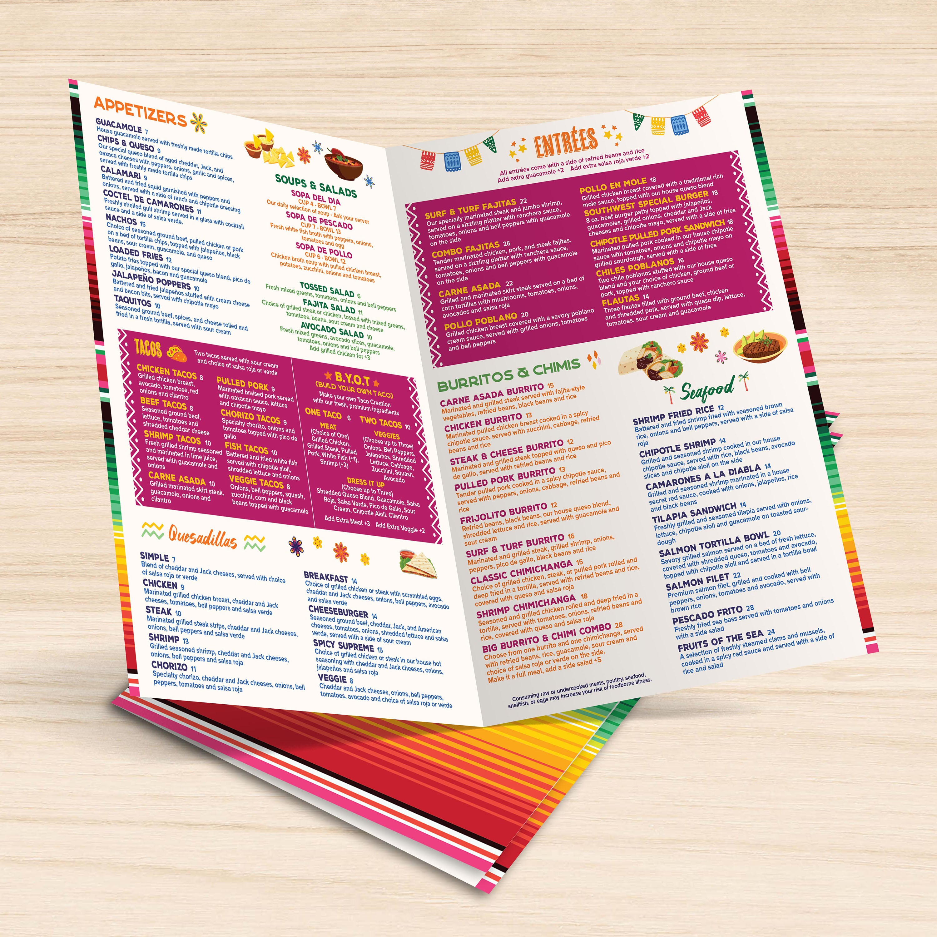 El Camaleon Template 12" x 18" Bifold - TerraSlate Inc.