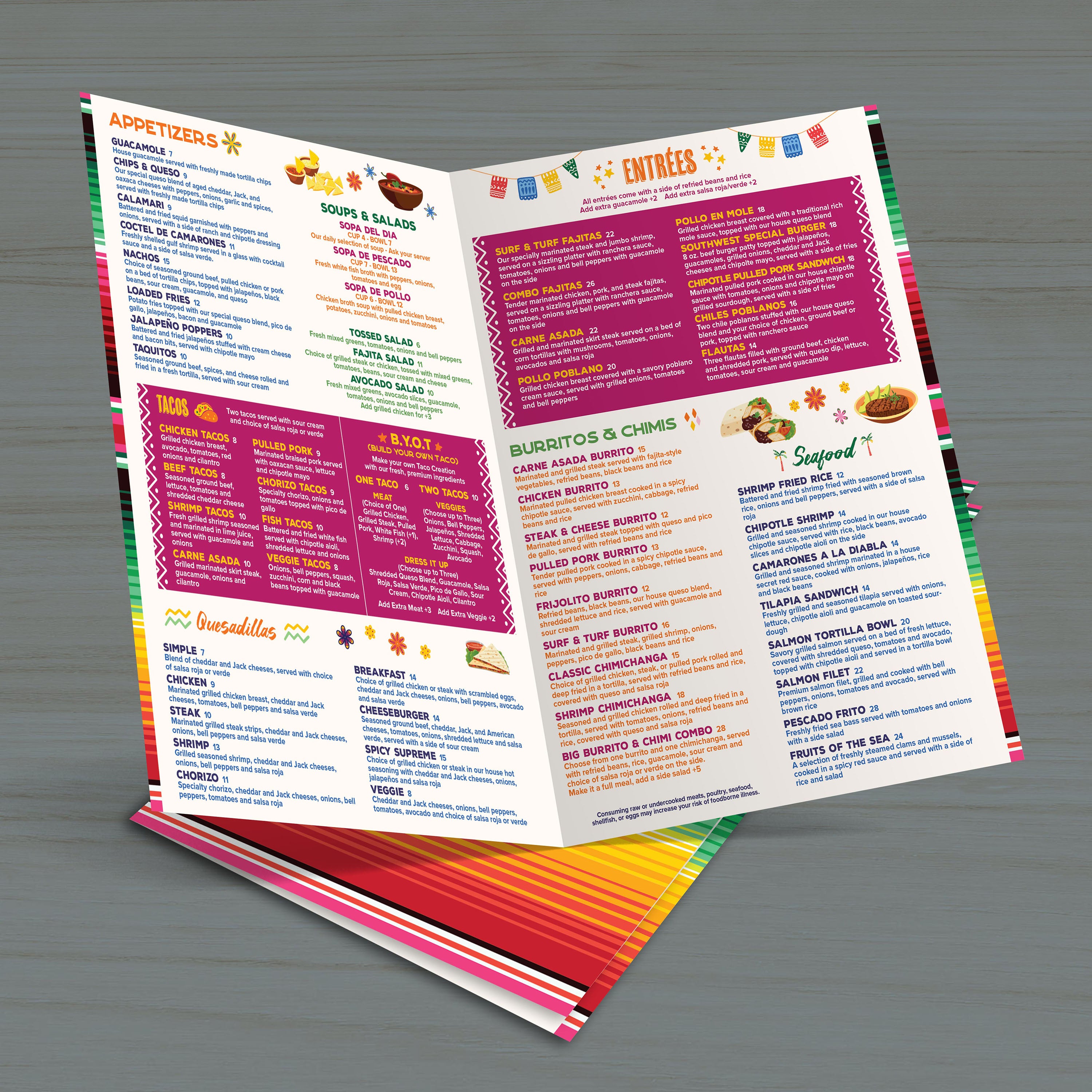 El Camaleon Template 12" x 18" Bifold - TerraSlate Inc.