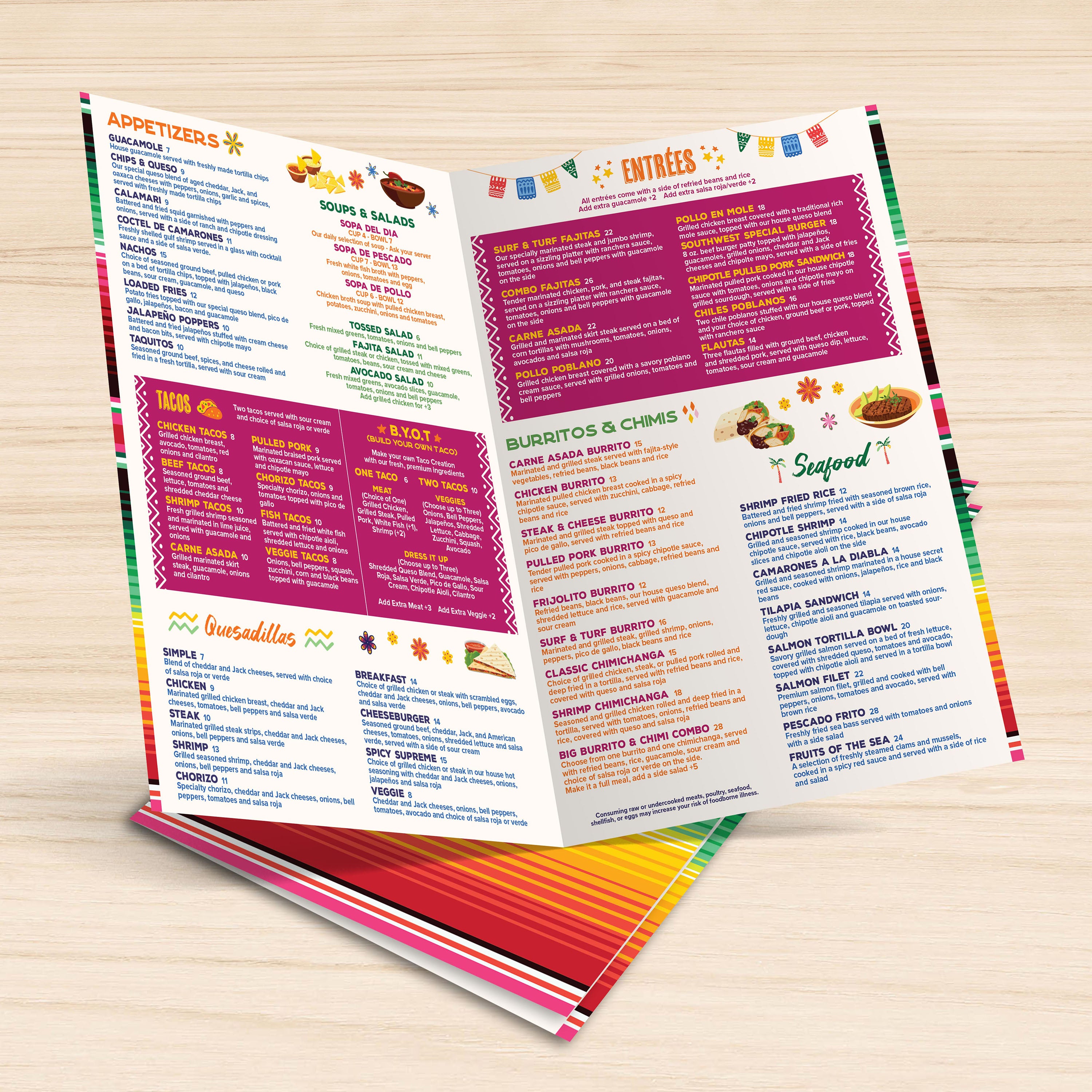 El Camaleon Template 13" x 19" Bifold - TerraSlate Inc.