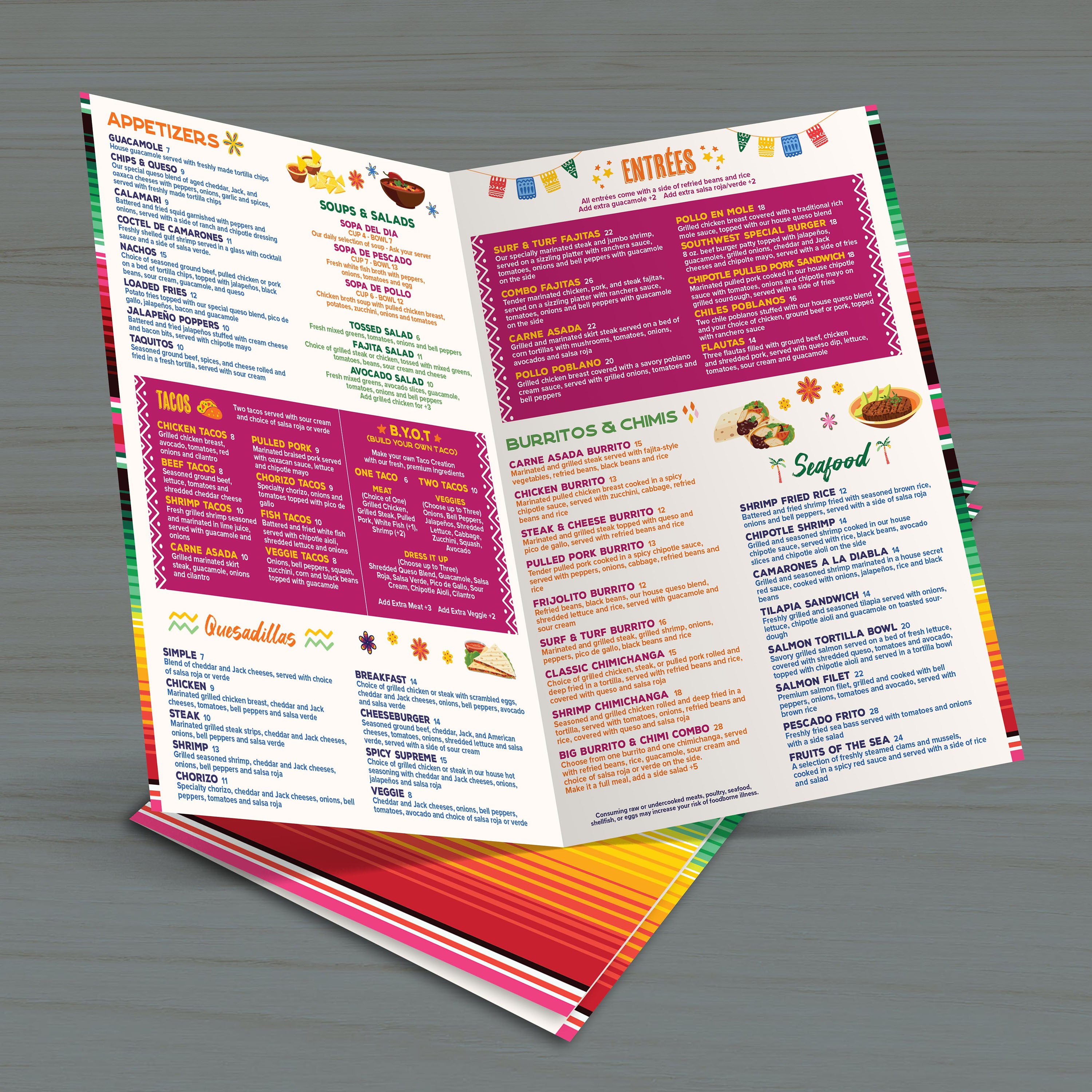 El Camaleon Template 13" x 19" Bifold - TerraSlate Inc.