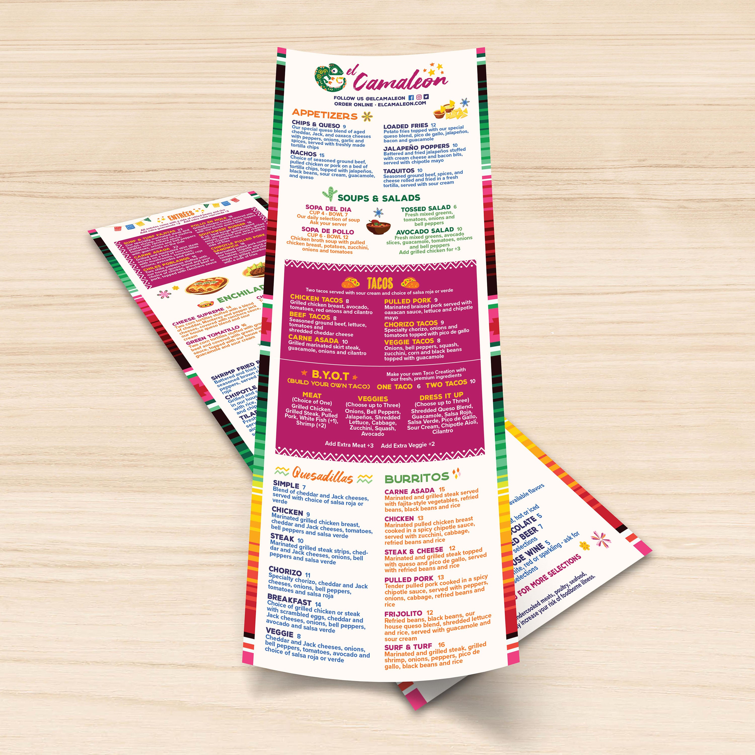 El Camaleon Template 6" x 15" - TerraSlate Inc.