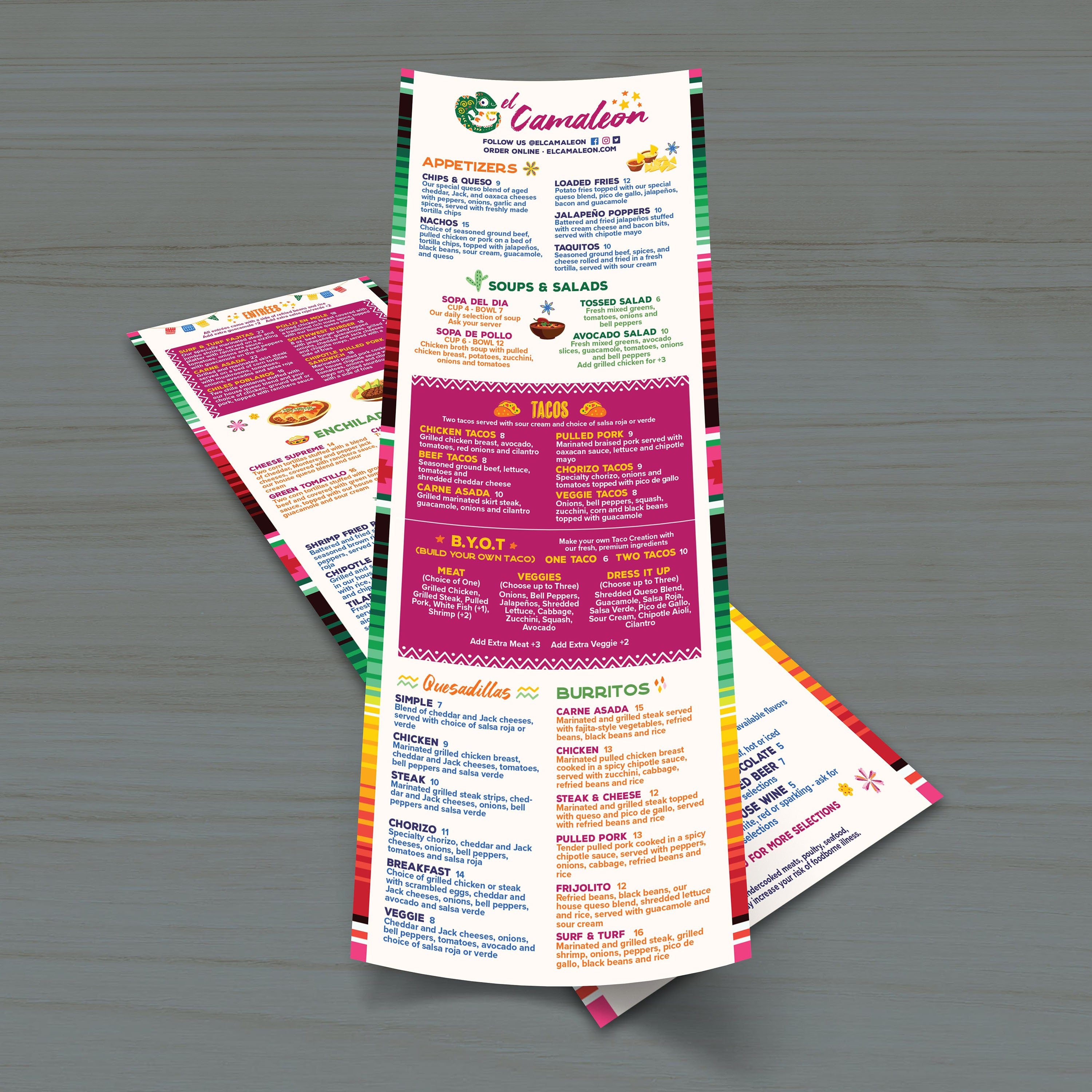 El Camaleon Template 6" x 15" - TerraSlate Inc.