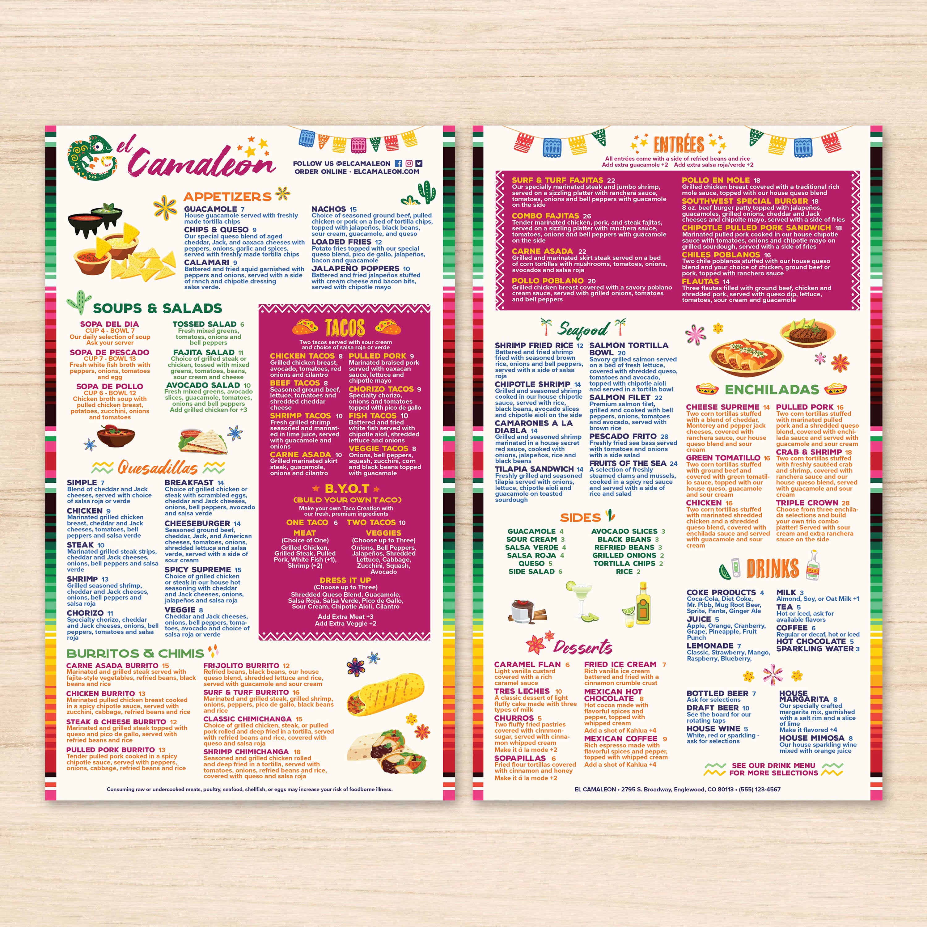 El Camaleon Template 8.5" x 14" - TerraSlate Inc.