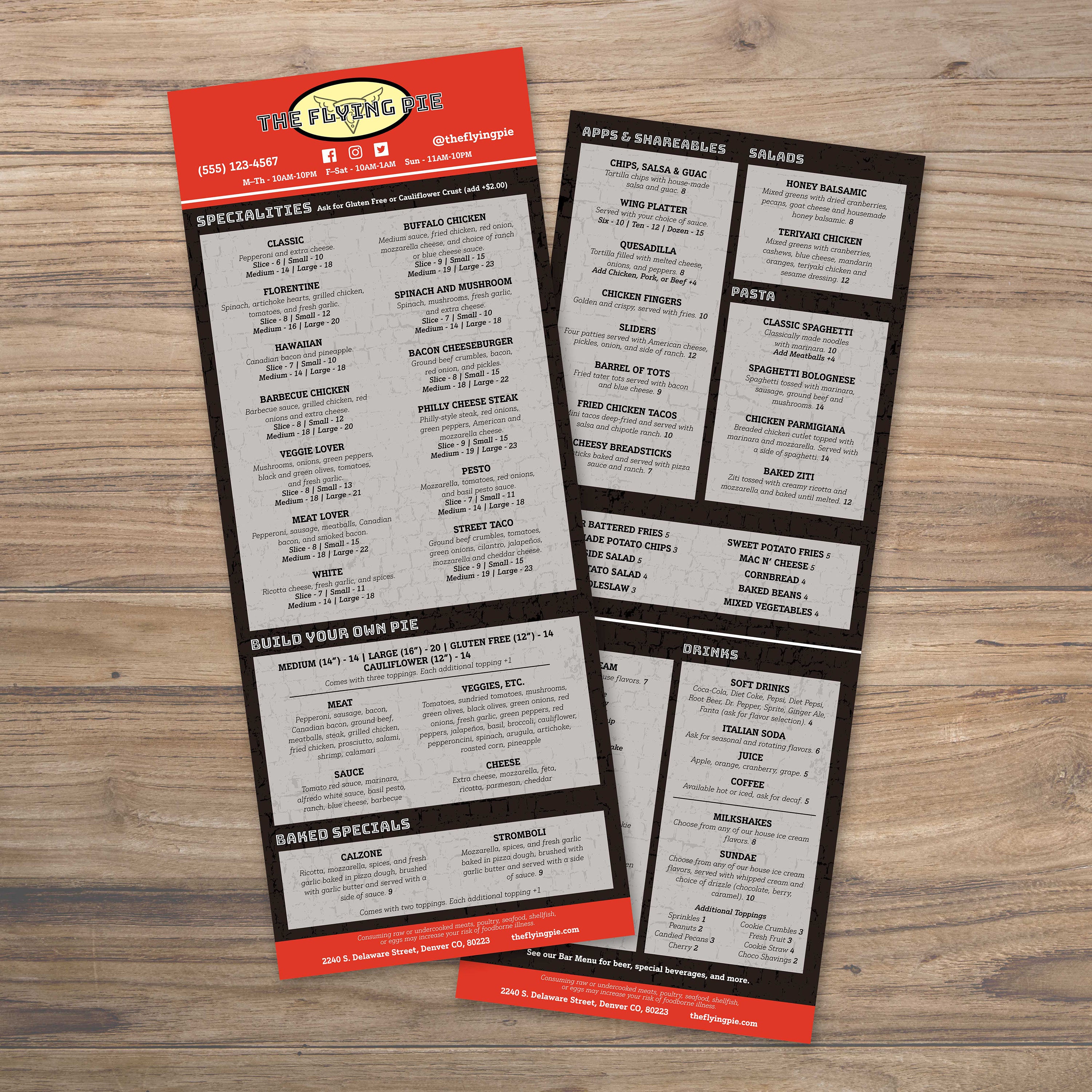 The Flying Pie Template 6" x 15" - TerraSlate Inc.