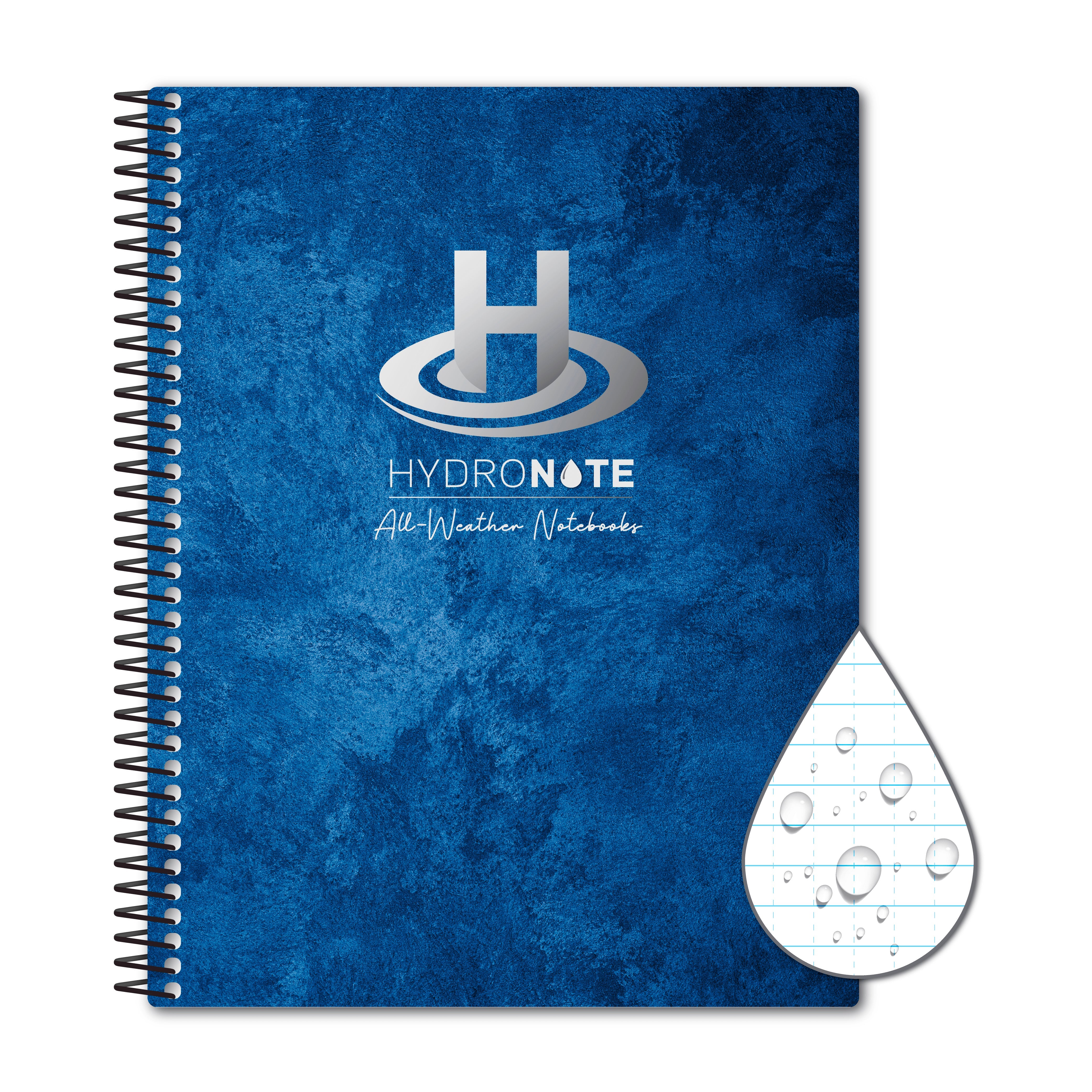 Blue Hydronote All-Weather Notebook - TerraSlate Inc.