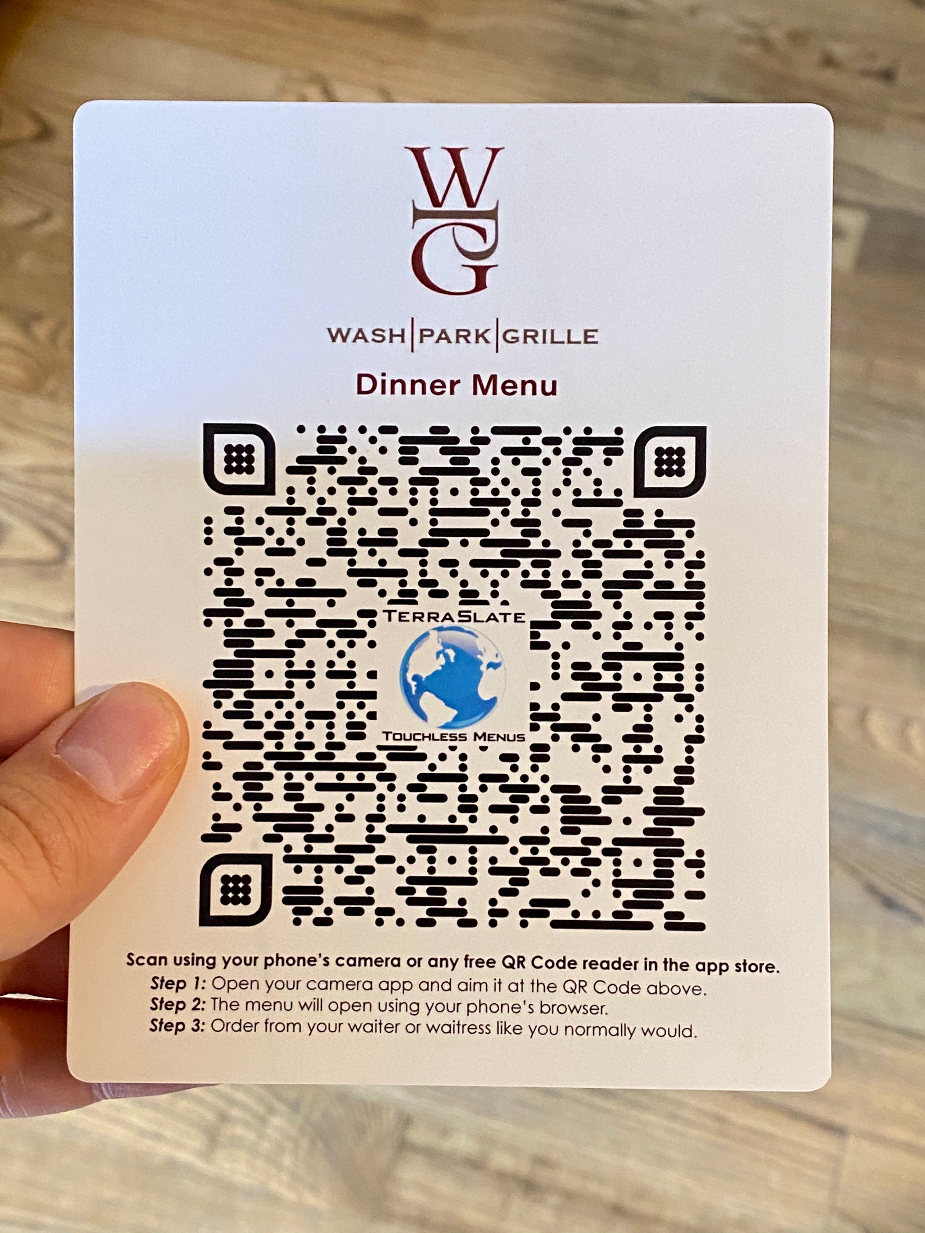 Custom Branded Touchless QR Menus - TerraSlate Inc.