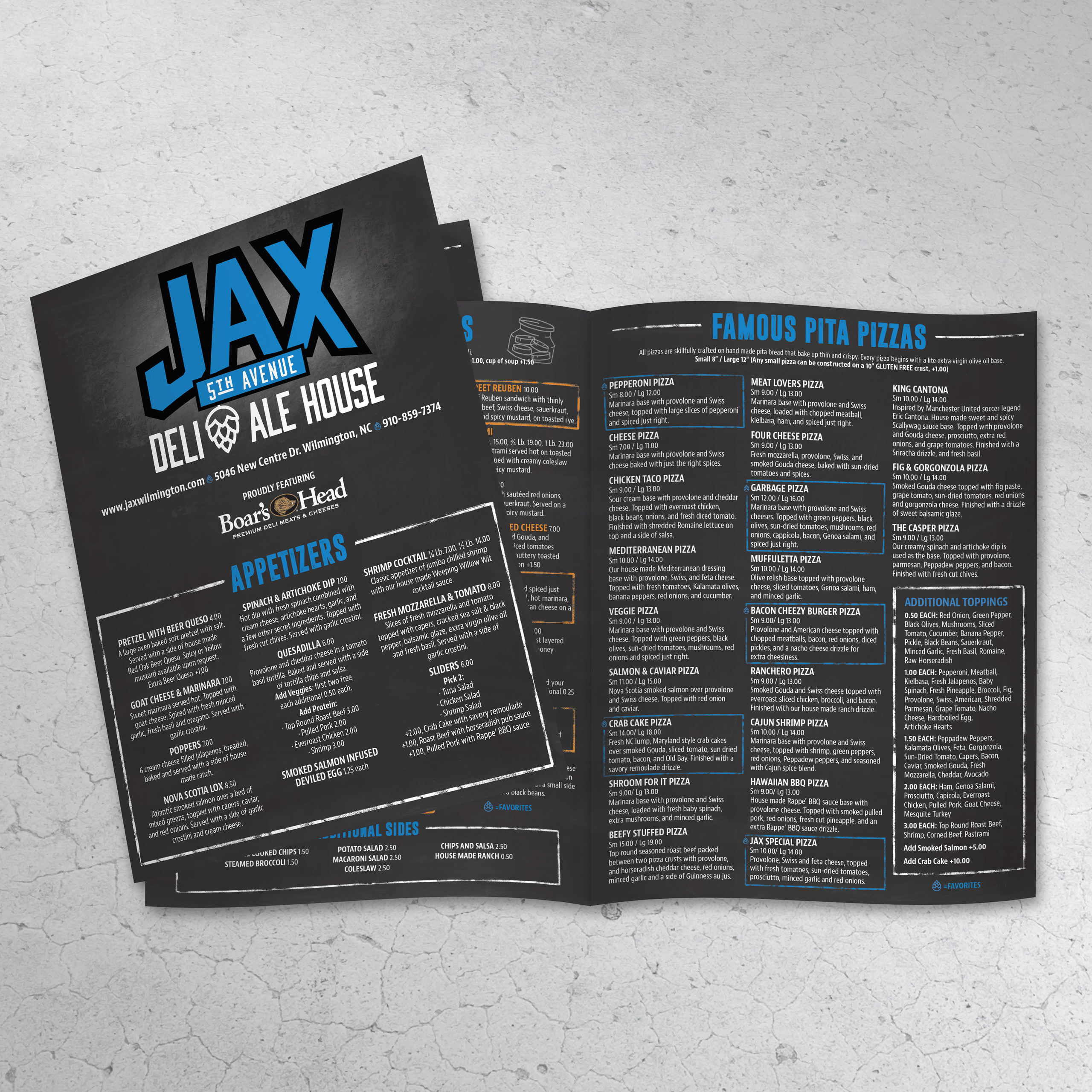 Menu Design - TerraSlate Inc.