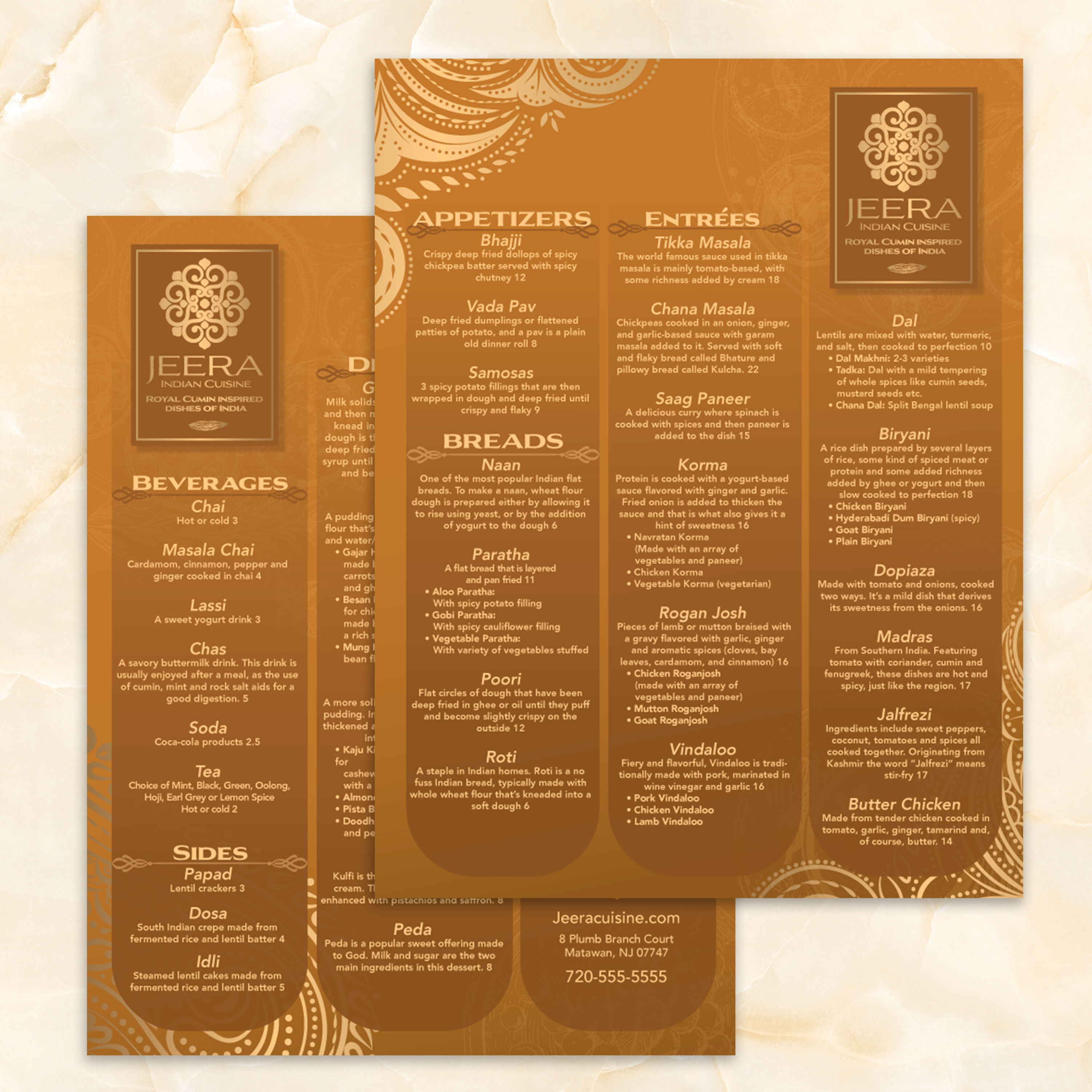 Jeera Indian Template 8.5" x 11" - TerraSlate Inc.