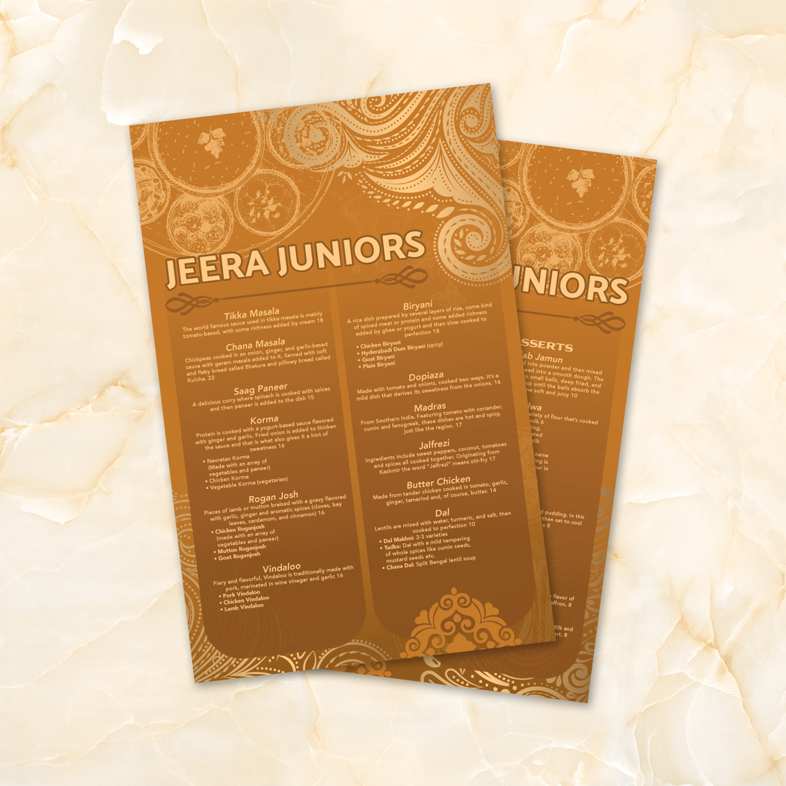 Jeera Indian Template 5.5" x 8.5" - TerraSlate Inc.