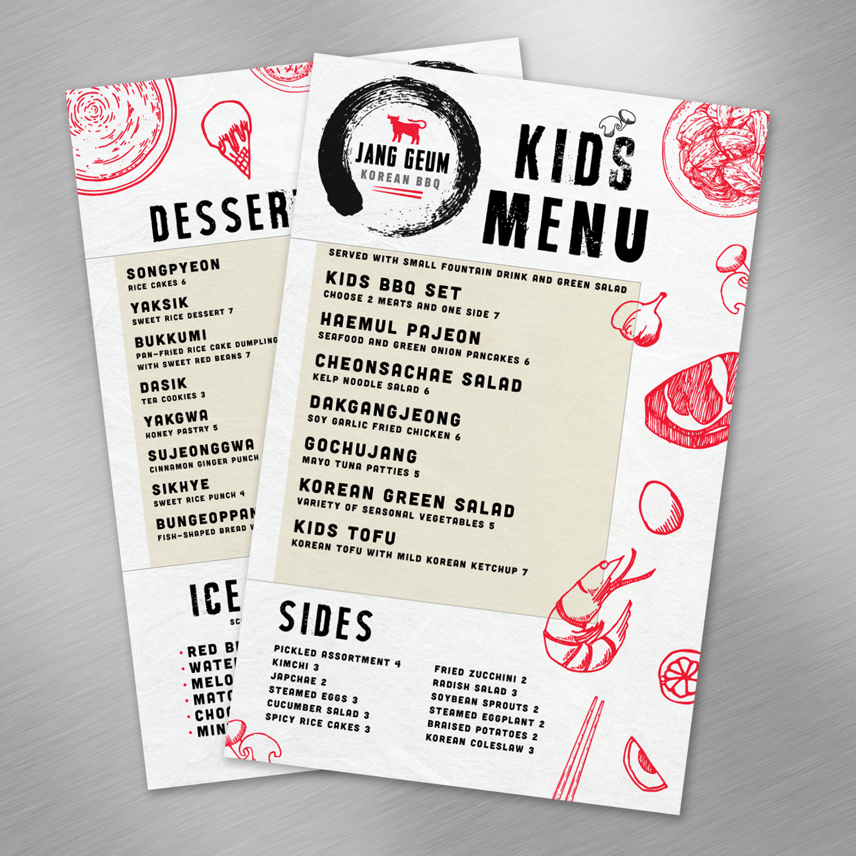 Korean BBQ Template 5.5" x 8.5" - TerraSlate Inc.