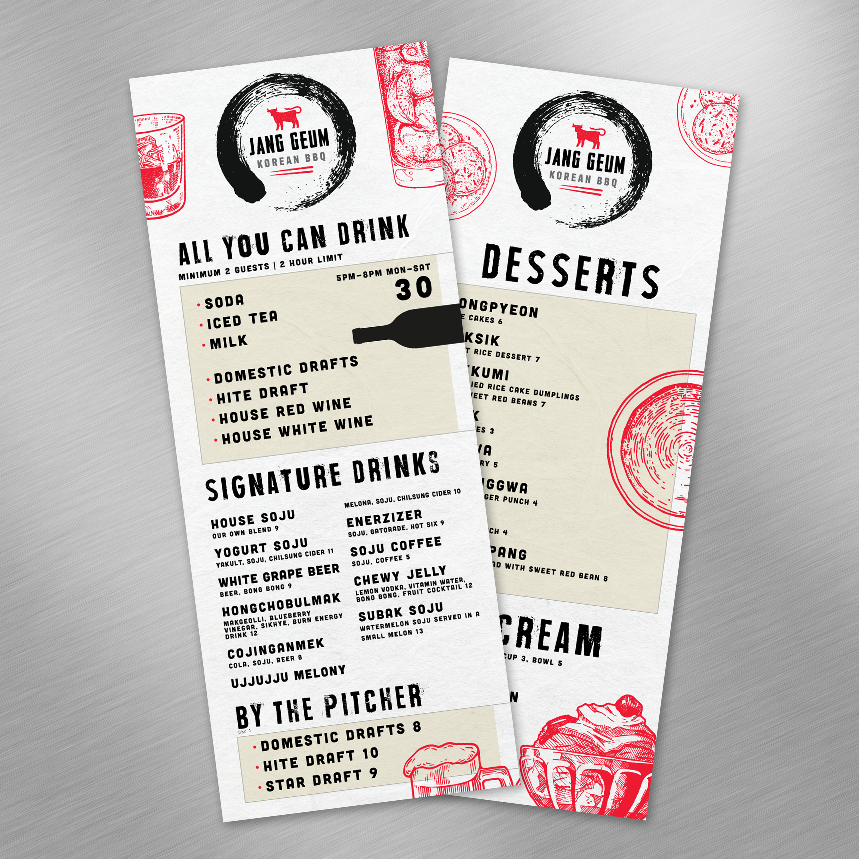 Korean BBQ Template 6" x 15" - TerraSlate Inc.