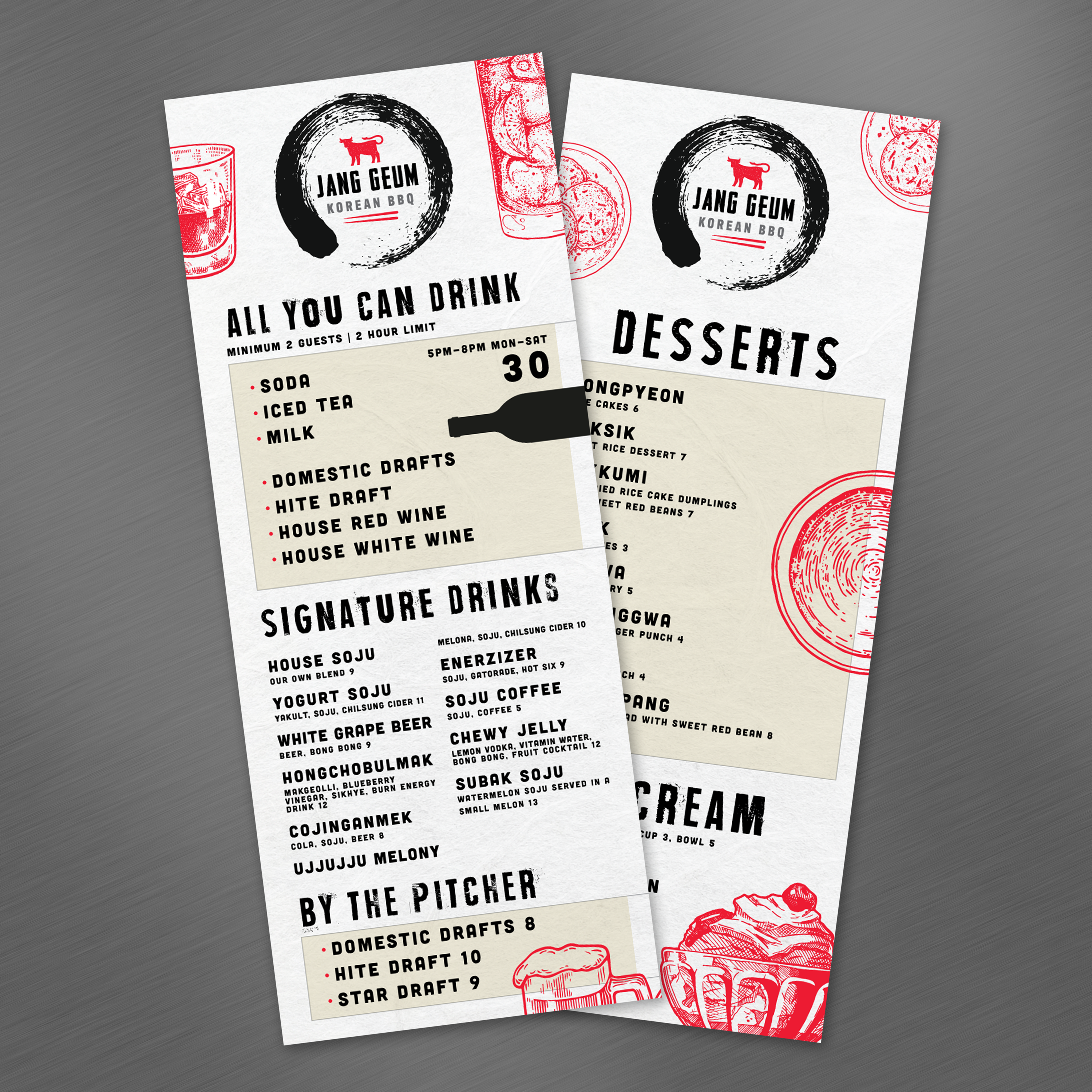 Korean BBQ Template 6" x 15" - TerraSlate Inc.