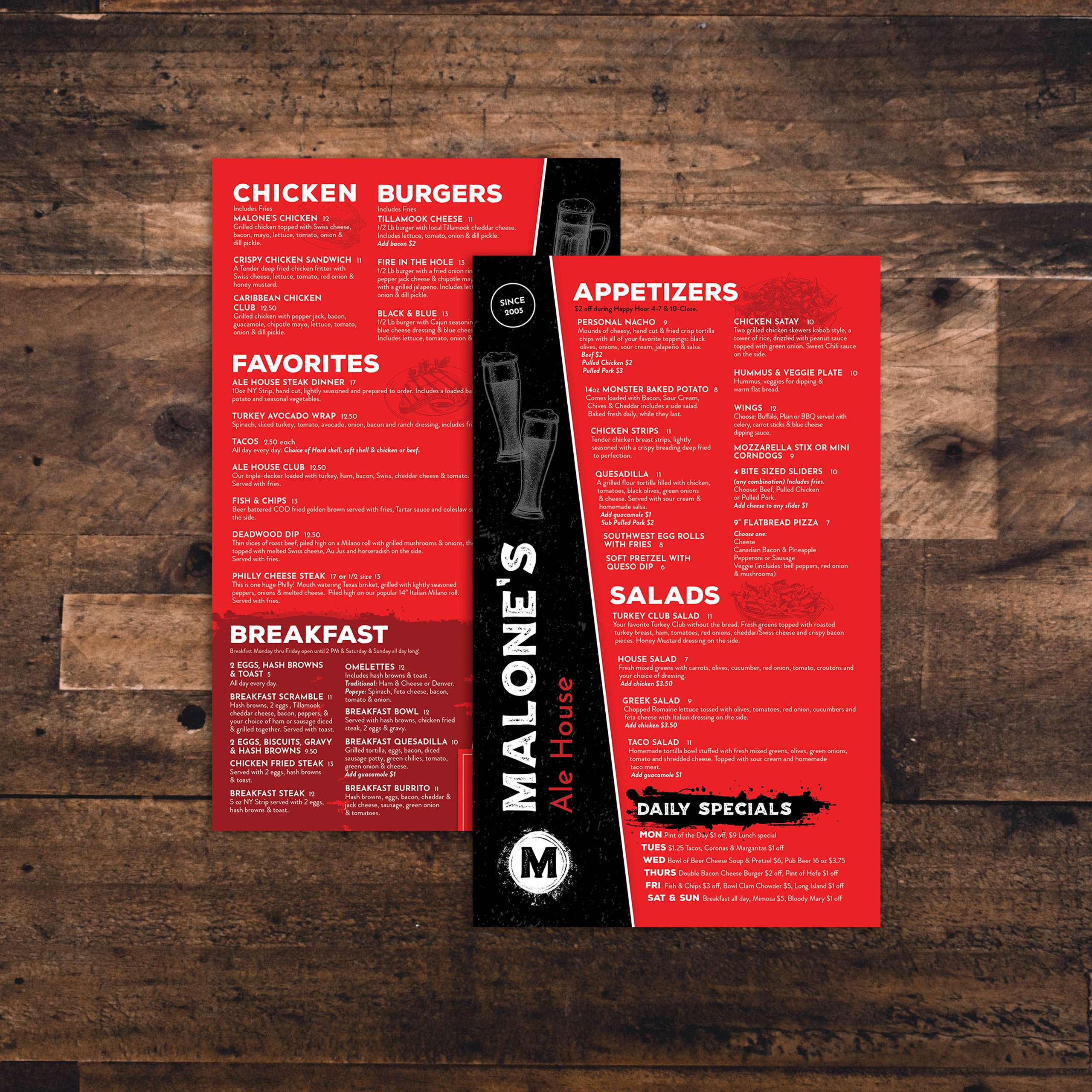 Menu Design - TerraSlate Inc.
