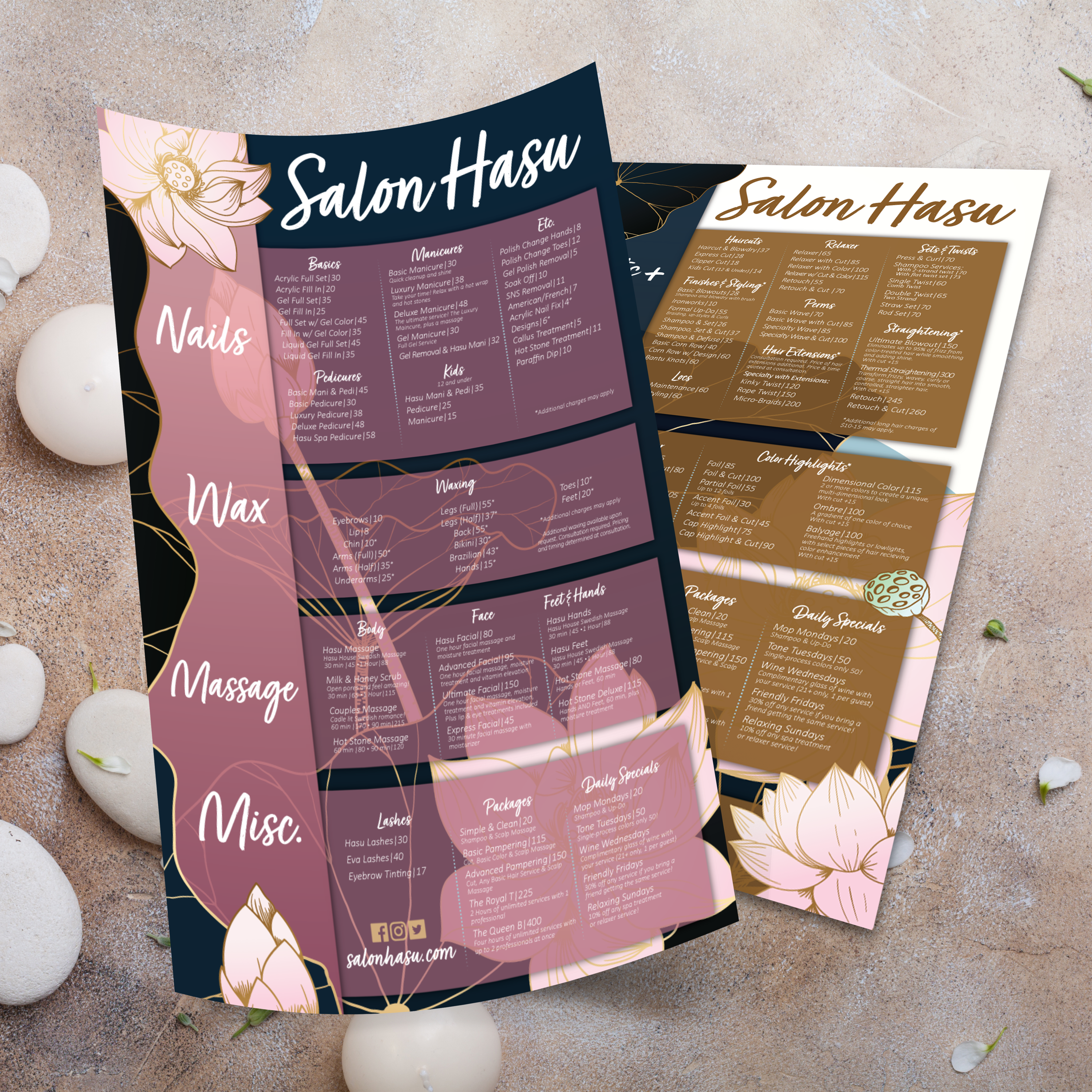 Salon Template 11" x 17" - TerraSlate Inc.