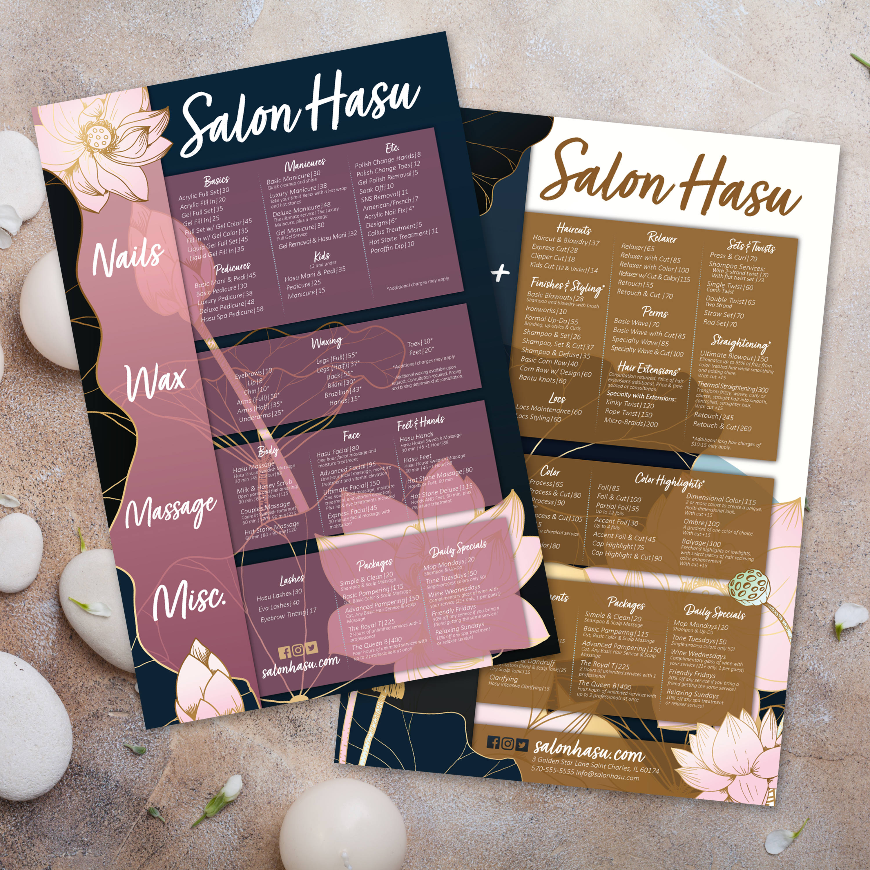 Salon Template 12" x 18" - TerraSlate Inc.