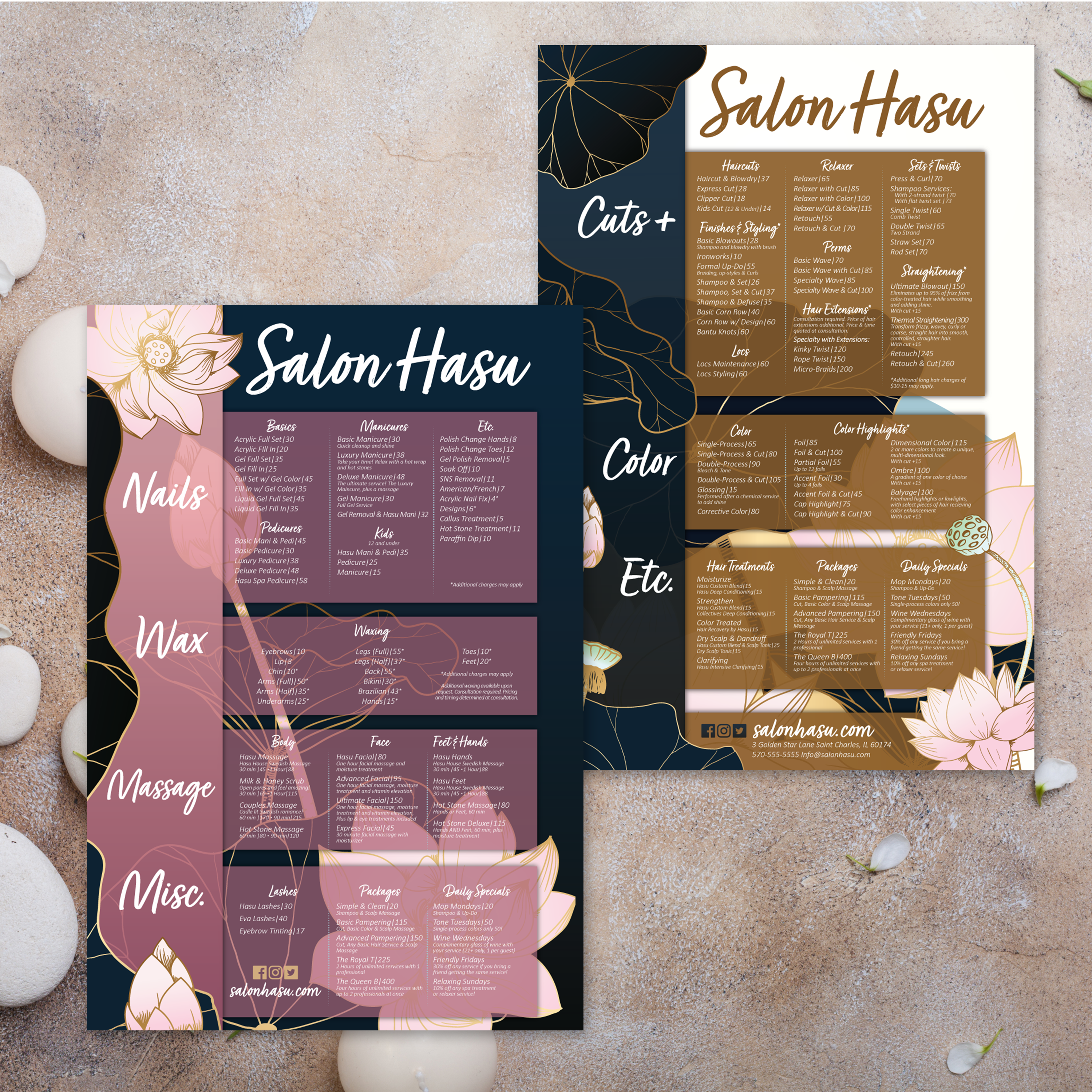 Salon Template 13" x 19" - TerraSlate Inc.