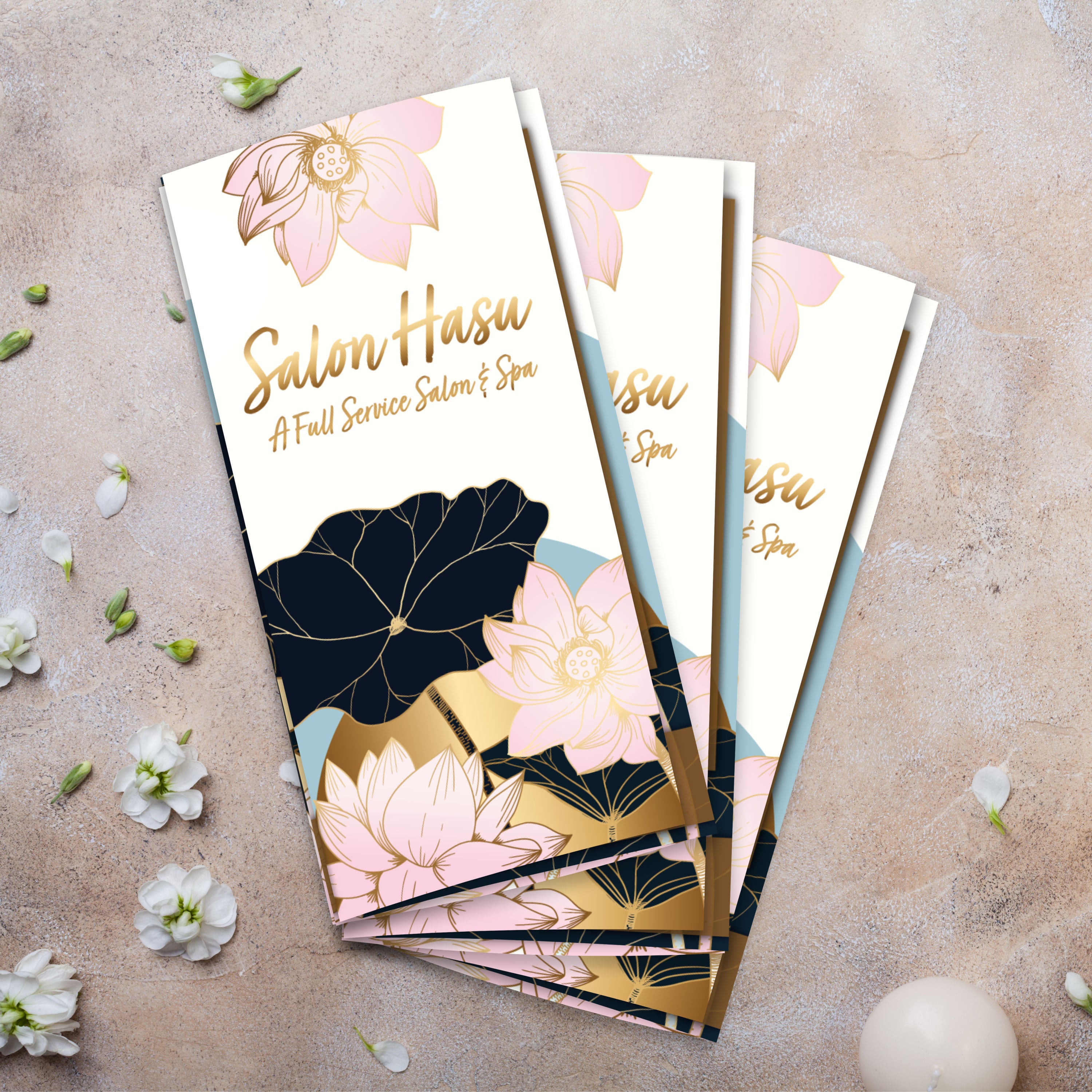 Salon Template 13" x 19" Trifold - TerraSlate Inc.