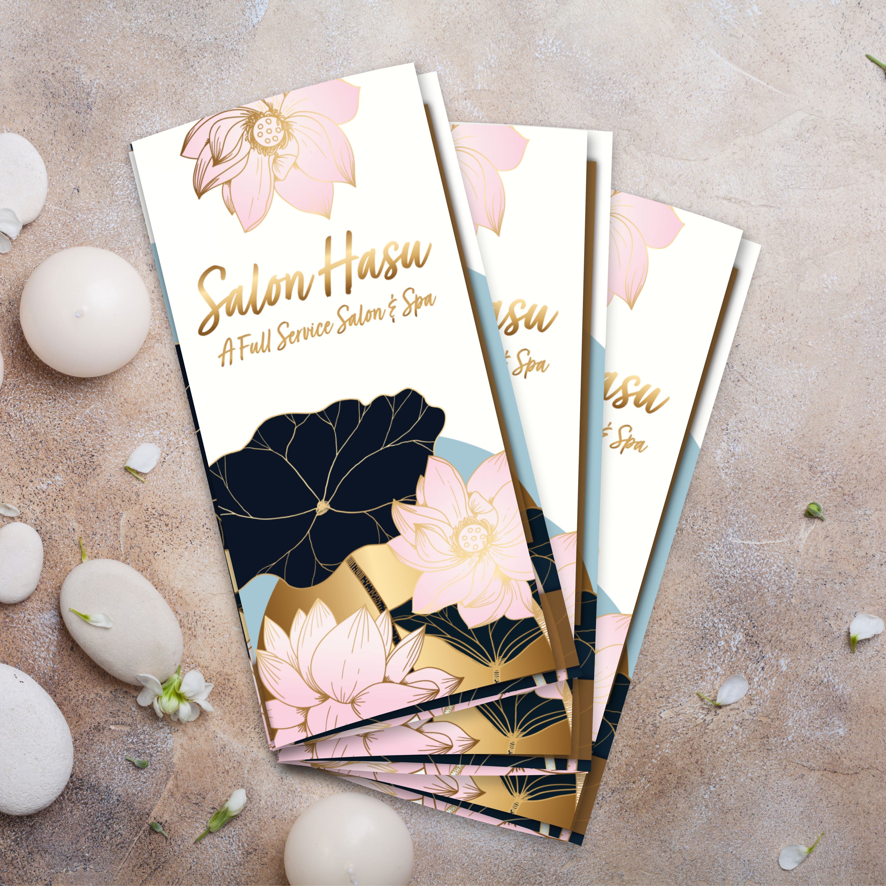 Salon Template 13" x 19" Trifold - TerraSlate Inc.